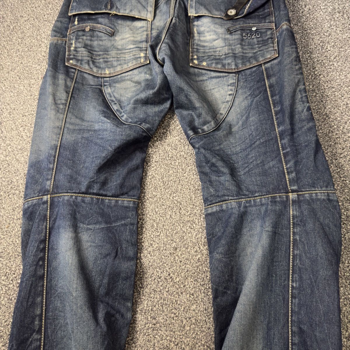 G-Star Archive R33/01 Trail 5620 Tapered Raw Whisker Washed Denim Size US 31 - 13 Thumbnail