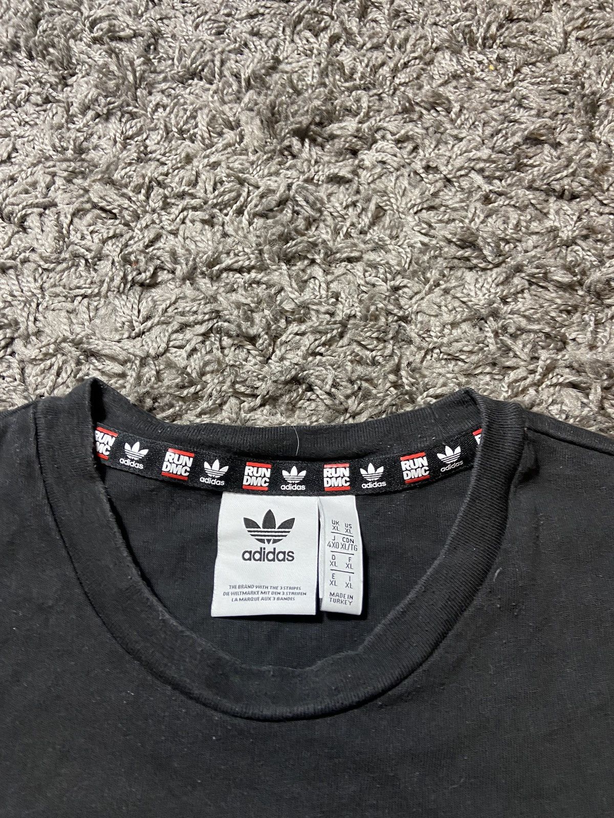 Adidas × RUN DMC × Vintage RUN DMC x ADIDAS by “ ELI REED 1986” LEGENDARY PICTURE SHIRT Size US L / EU 52-54 / 3 - 4 Thumbnail
