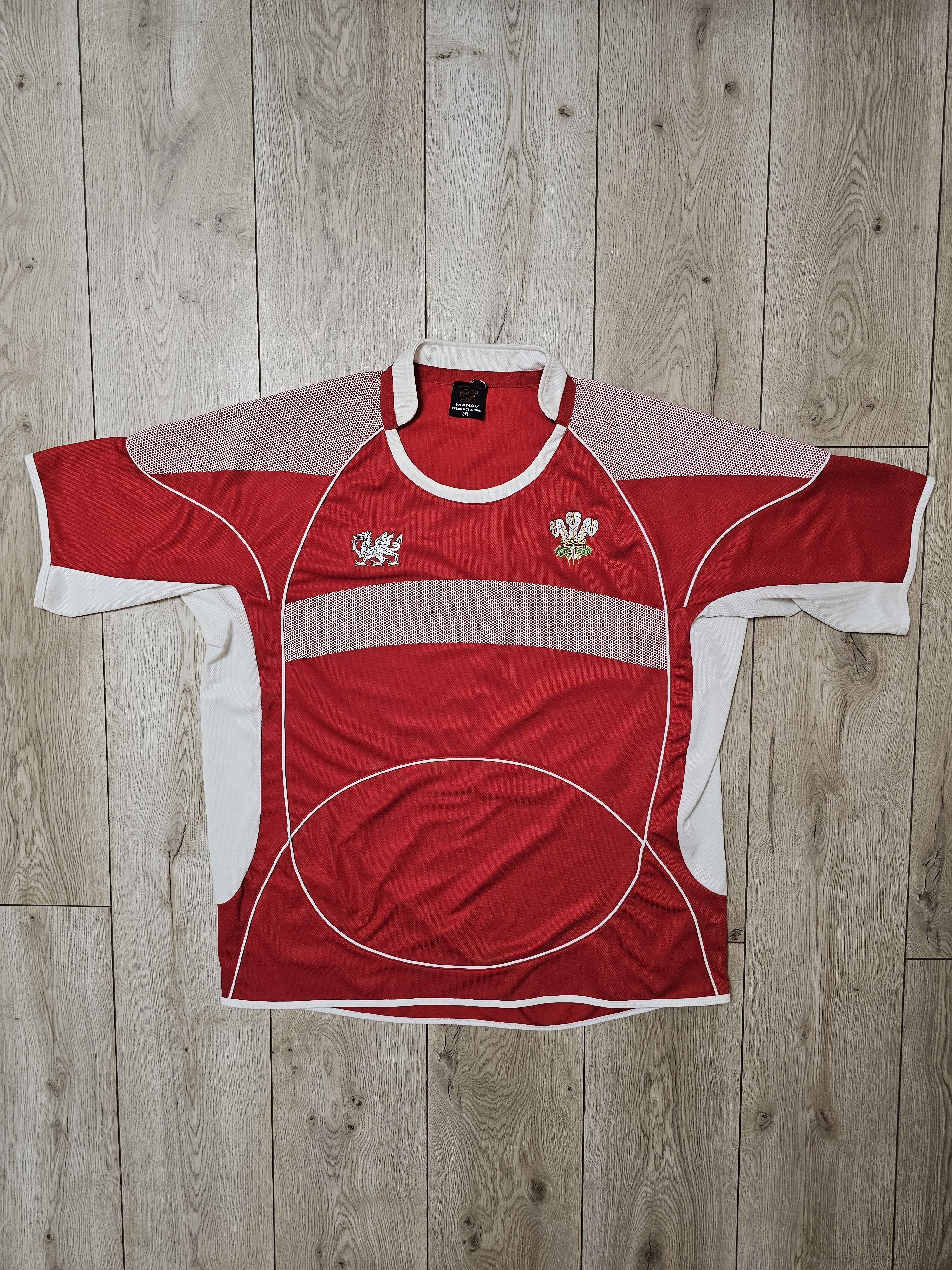 All Sport WALES RUGBY JERSEY VINTAGE WALES RUGBY JERSEY WRU RUGBY 3XL Size US XXL / EU 58 / 5 - 1 Thumbnail
