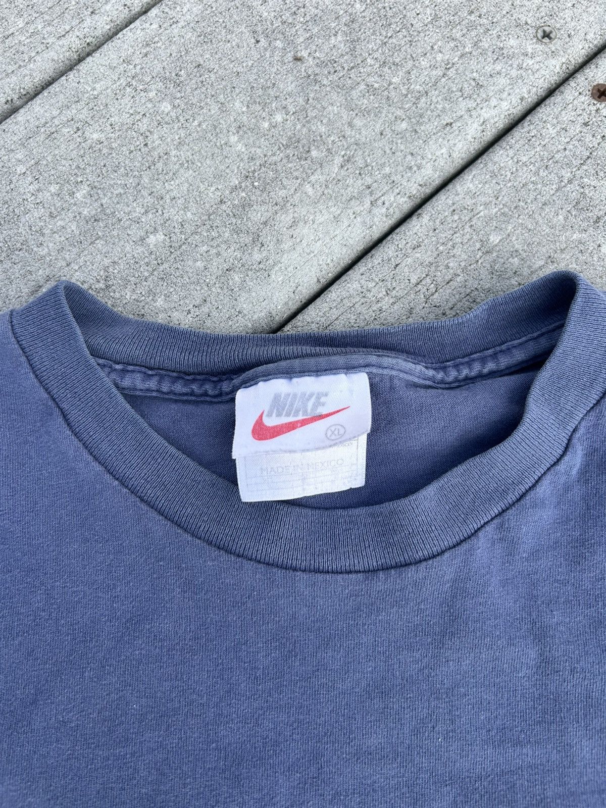 Nike × Vintage Vintage blue Nike shirt Size US L / EU 52-54 / 3 - 2 Thumbnail