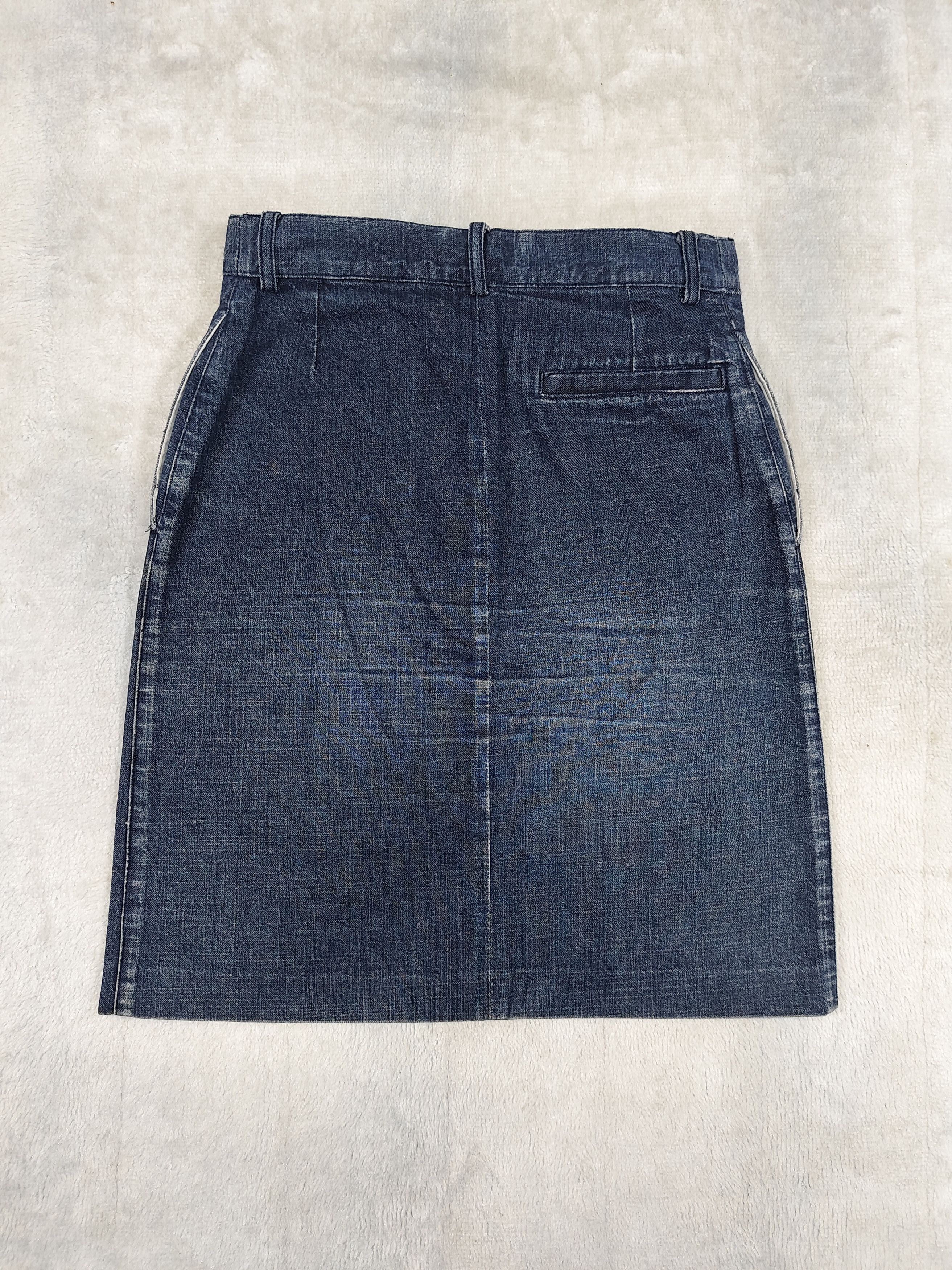 A.P.C. 🔥Vtg APC Classic Wash Minimal French Design Denim Skirt Size 28" / US 6 / IT 42 - 6 Thumbnail