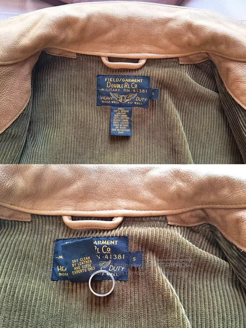 RRL Ralph Lauren RRL Ralph Lauren Outdated vintage cowhide leather jacket j Size US S / EU 44-46 / 1 - 8 Thumbnail