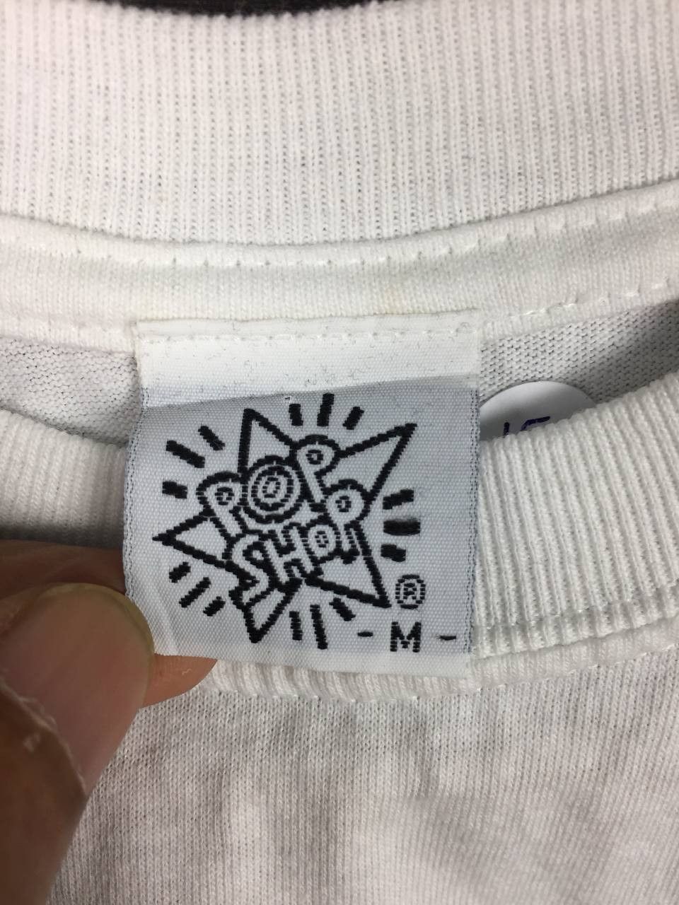 Keith Haring Vtg Keith Haring Pop Shop Barking Dog Made In Usa Tee Size US XXS / EU 40 - 7 Thumbnail