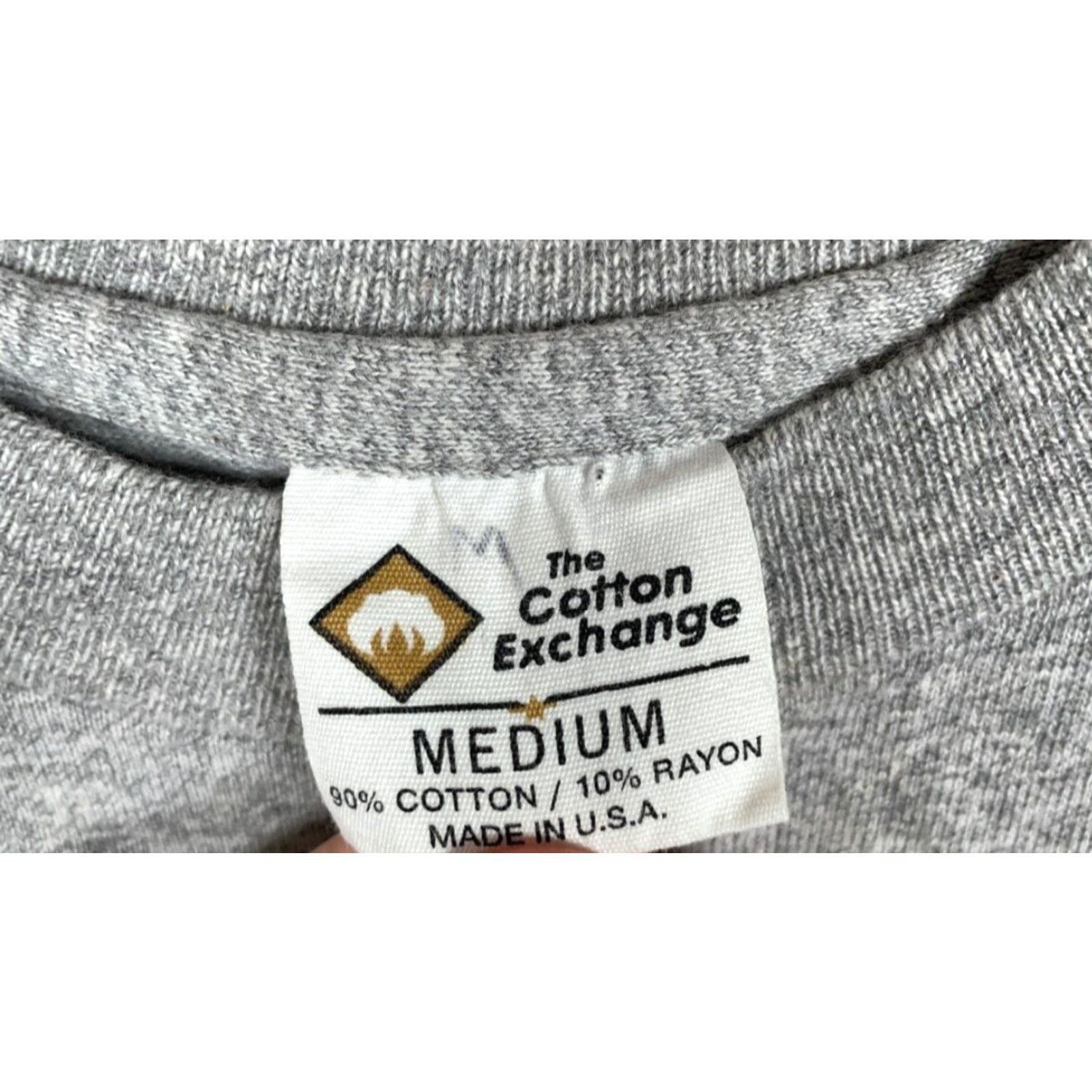 Vintage VINTAGE The Cotton Exchange Michigan Tech T-Shirt Shirt Men Medium Gray 90s College University Arch Print Single Stitch Cotton Blend Size US M / EU 48-50 / 2 - 3 Thumbnail