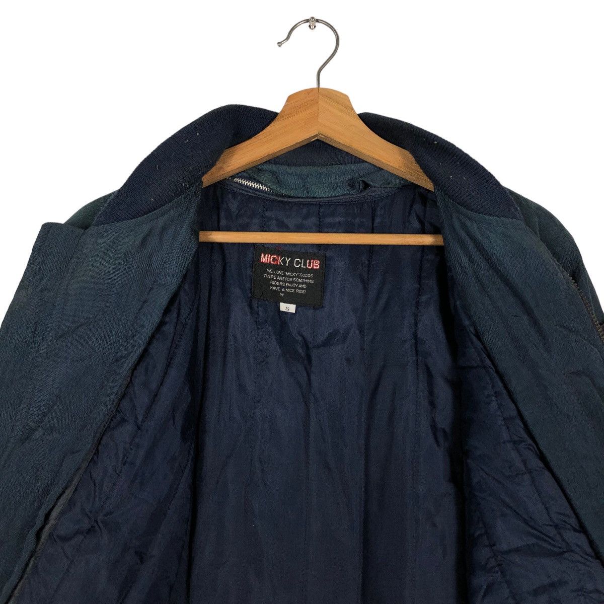 Japanese Brand 🔥Vintage Bomber Jacket Micky Club Riot Riot Design Size US S / EU 44-46 / 1 - 11 Thumbnail
