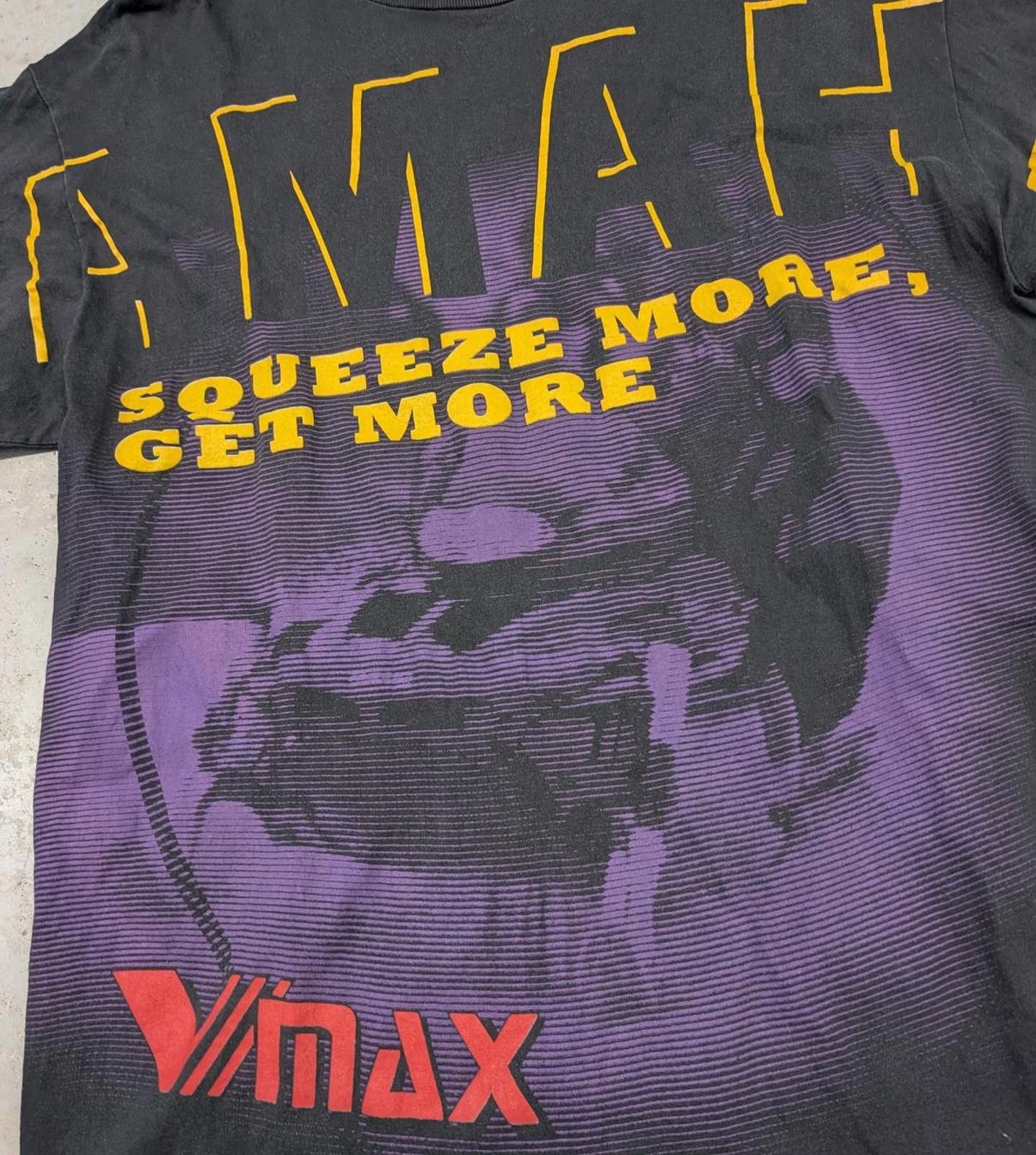Vintage Vintage 90s Yamaha VMAX Snowmobile promo t-shirt Size US L / EU 52-54 / 3 - 2 Thumbnail
