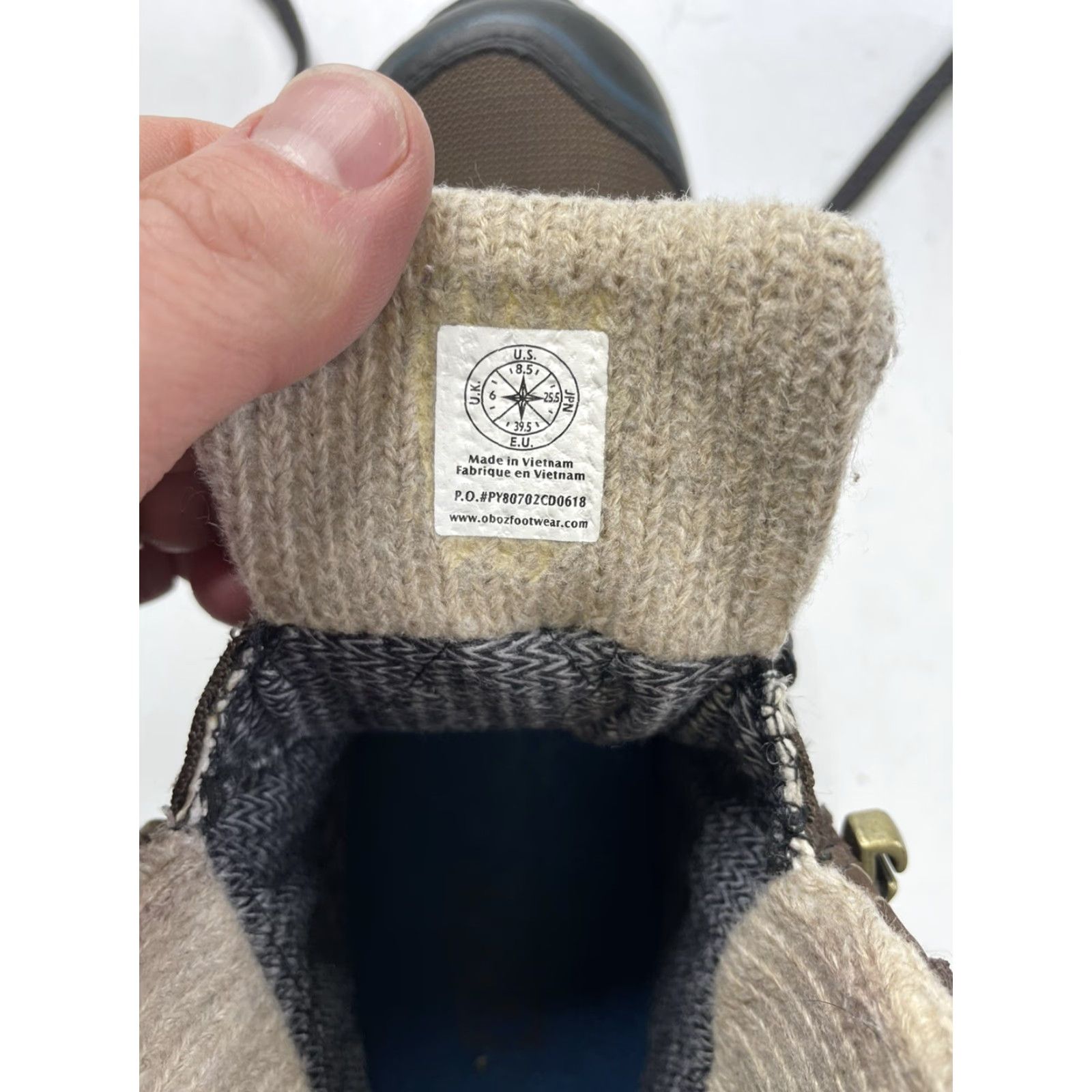 Oboz Oboz Juniper Waterproof Mid Chukka Boots Women - 8.5 US - Leather Brown Waterproof Boots Womens 8.5} Size US 6 / IT 36 - 3 Thumbnail