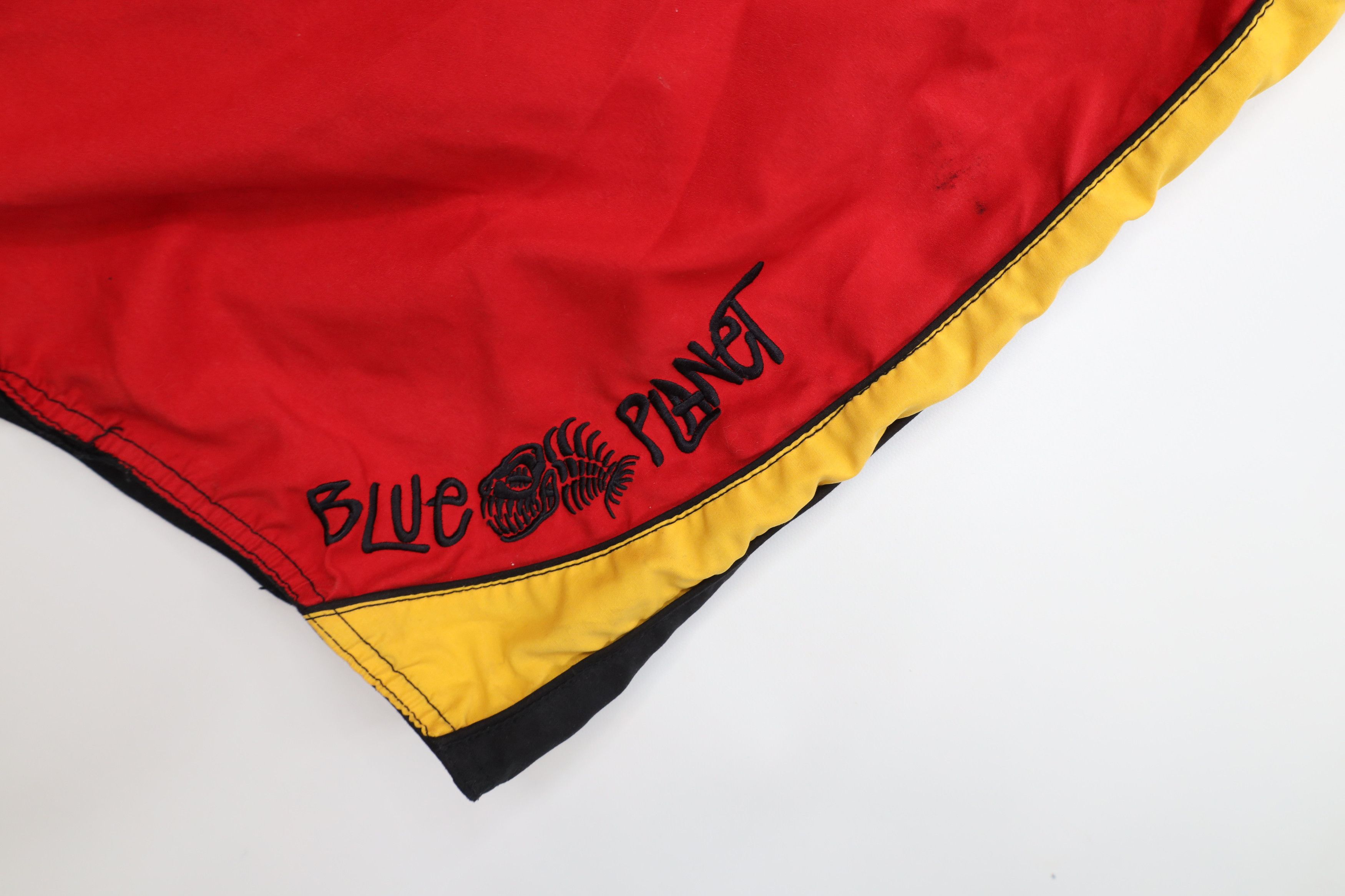 Vintage Vintage 90s Y2K Blue Planet Hawaii Surfing Board Shorts Size US 36 / EU 52 - 5 Thumbnail