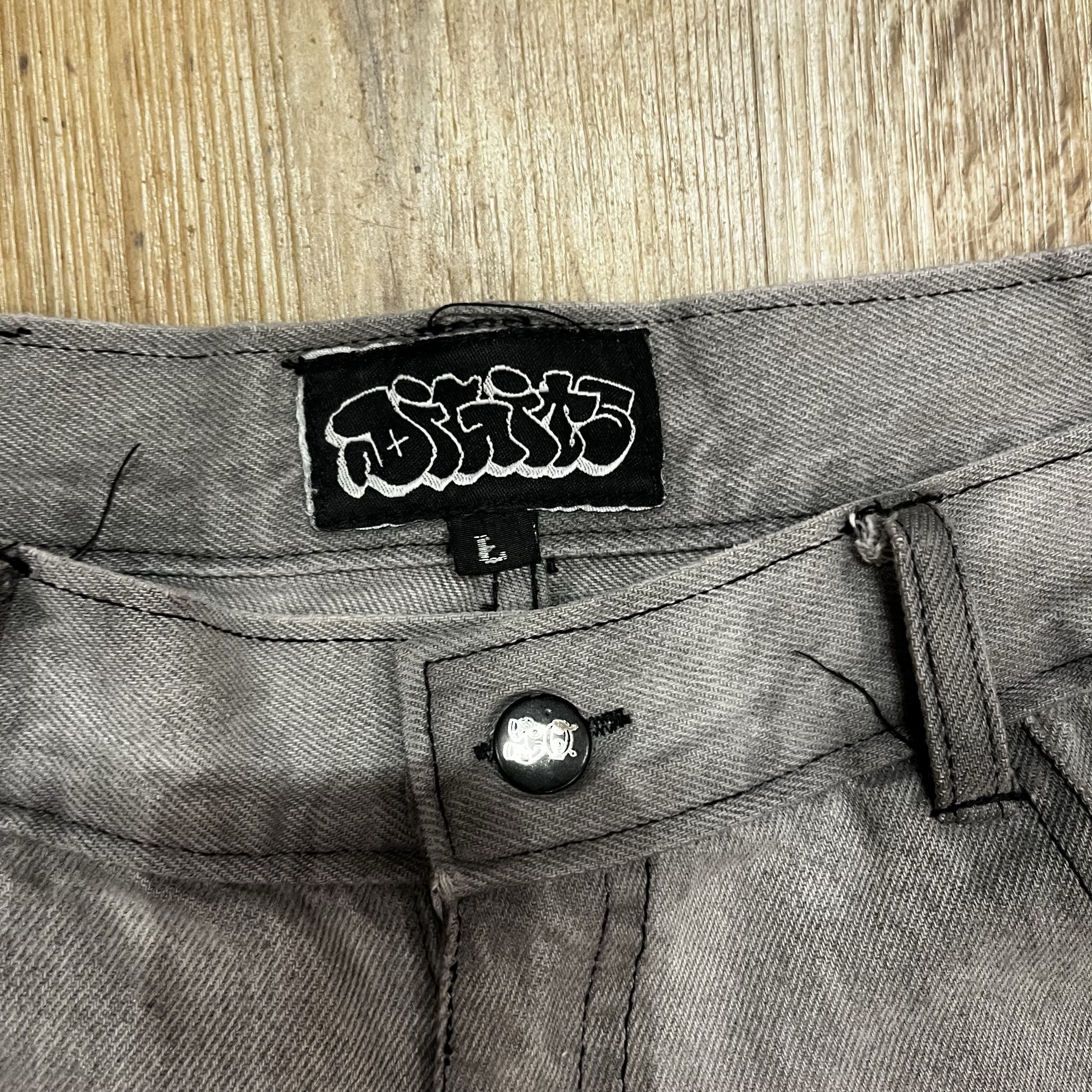Vintage Digits Grey Baggy Pants Large Size US 36 / EU 52 - 4 Thumbnail