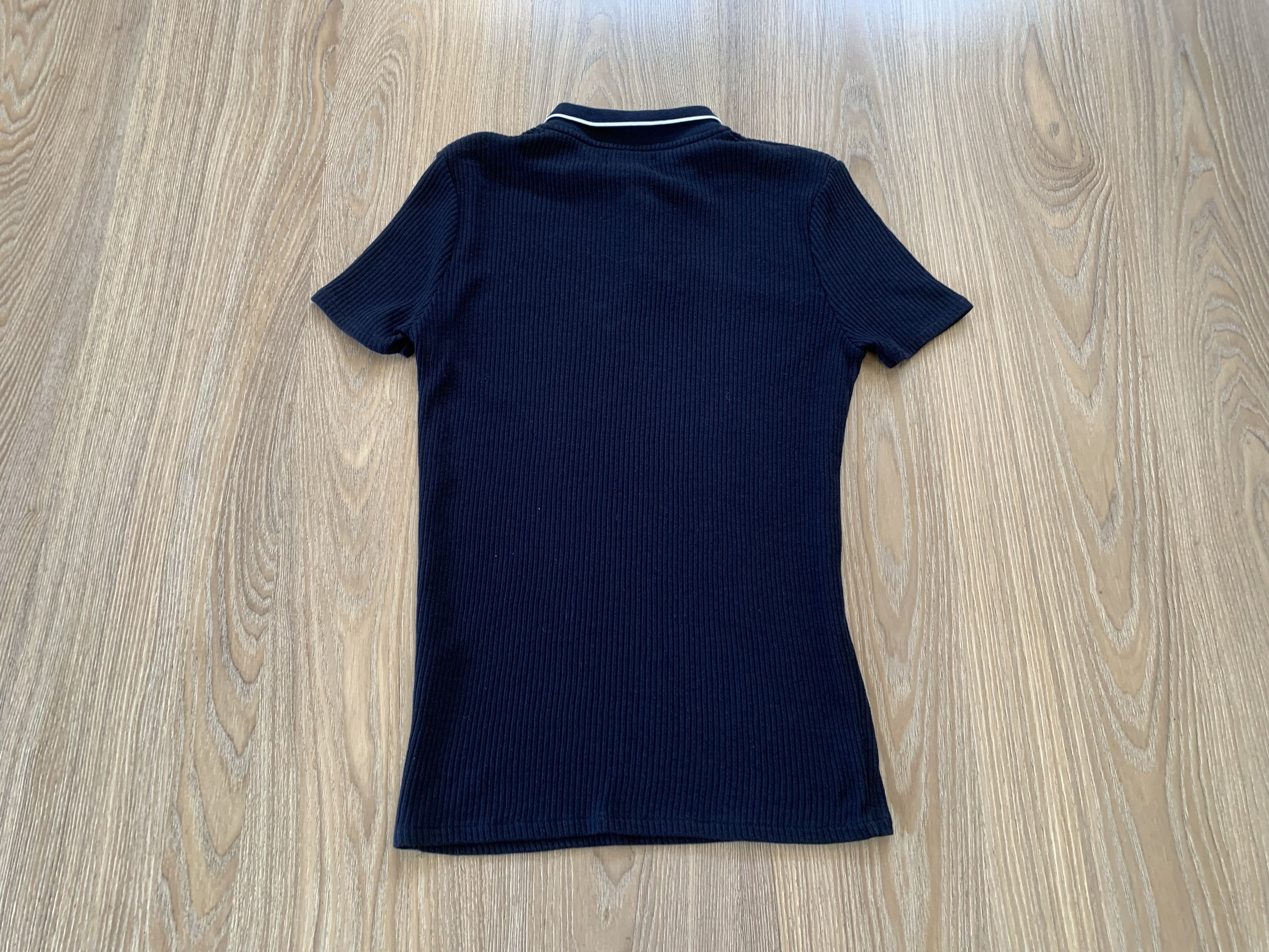 Zara Zara Blue Cotton Polo T-Shirt Size US M / EU 48-50 / 2 - 3 Thumbnail