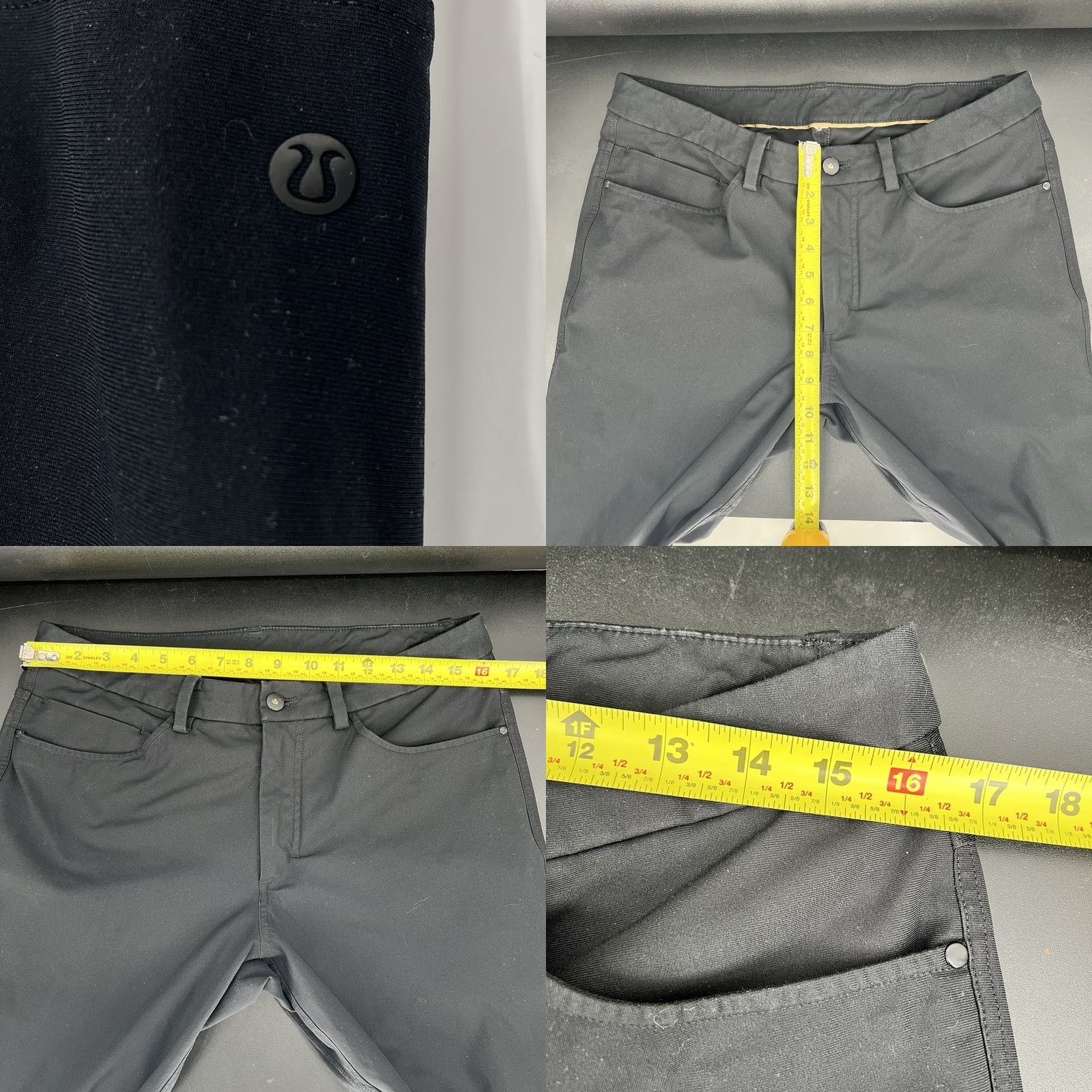 Lululemon Lululemon ABC Classic Fit Pants Mens 32 X 32 Black Warpstreme Athletic Chino Pants Regular Straight Mens 32 Black Classic Fit-Preppy-Classic Size US 32 / EU 48 - 8 Thumbnail