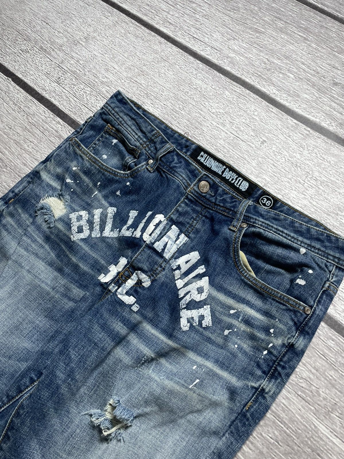 Billionaire Boys Club Bilionaire Boys Club Distressed slim jeans Size US 36 / EU 52 - 2 Thumbnail