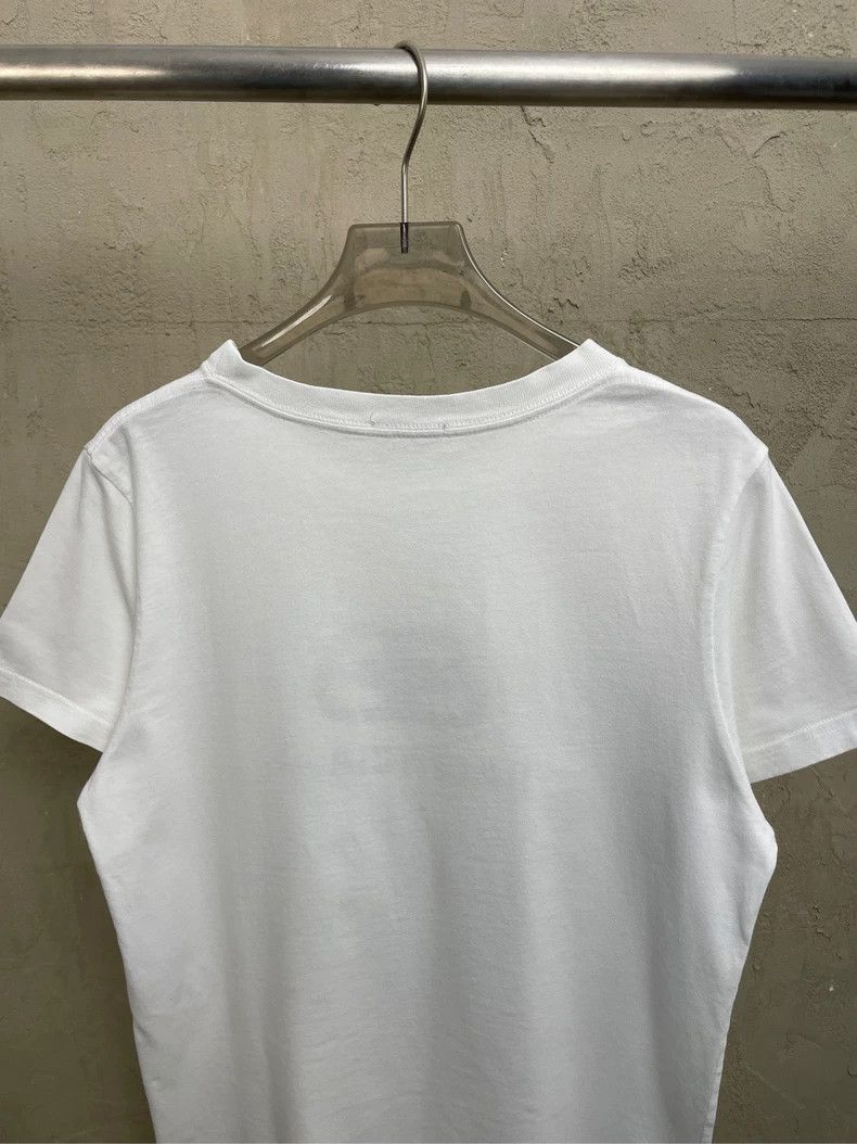 Balenciaga Balenciaga White Double B Lock Small Logo Short Sleeve T-Sh Size US M / EU 48-50 / 2 - 4 Thumbnail