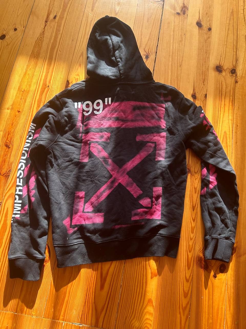 Pre-owned Off White X Virgil Abloh Off White Hoodie In Black