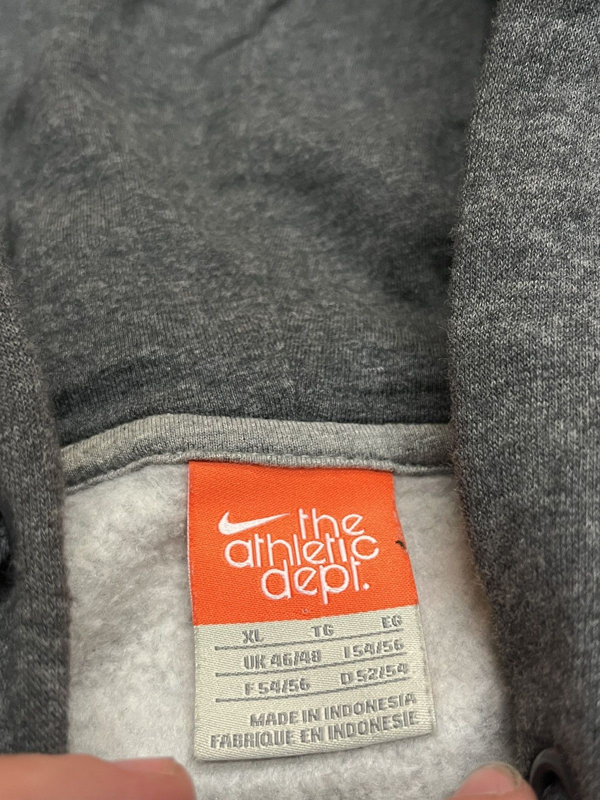 Nike × Vintage Nike spell out zip up hoodie y2k skater streetwear hype rare Size US XL / EU 56 / 4 - 6 Thumbnail