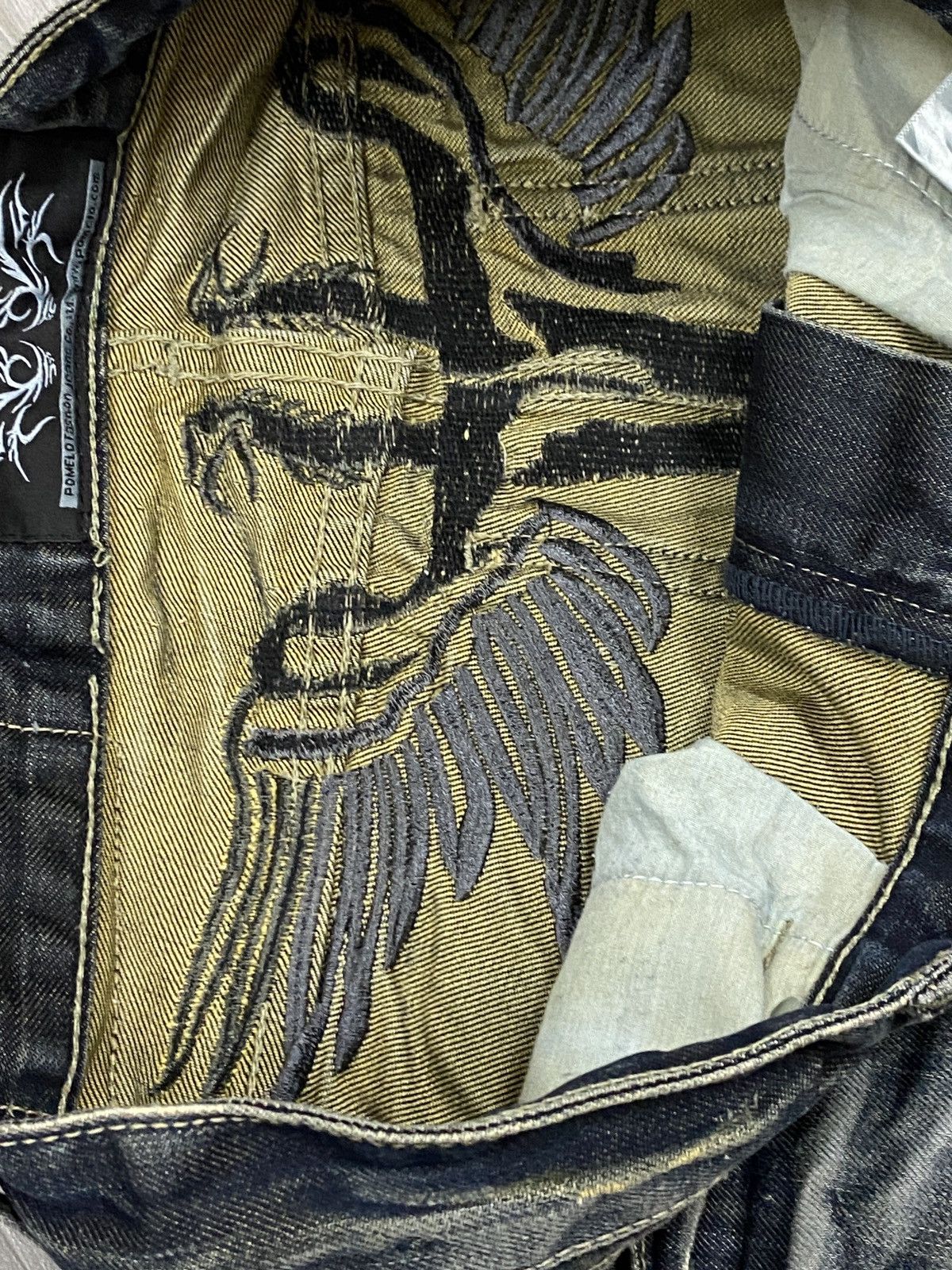 If Six Was Nine Vtg Pomelo Jeans Flared Size US 33 - 15 Thumbnail