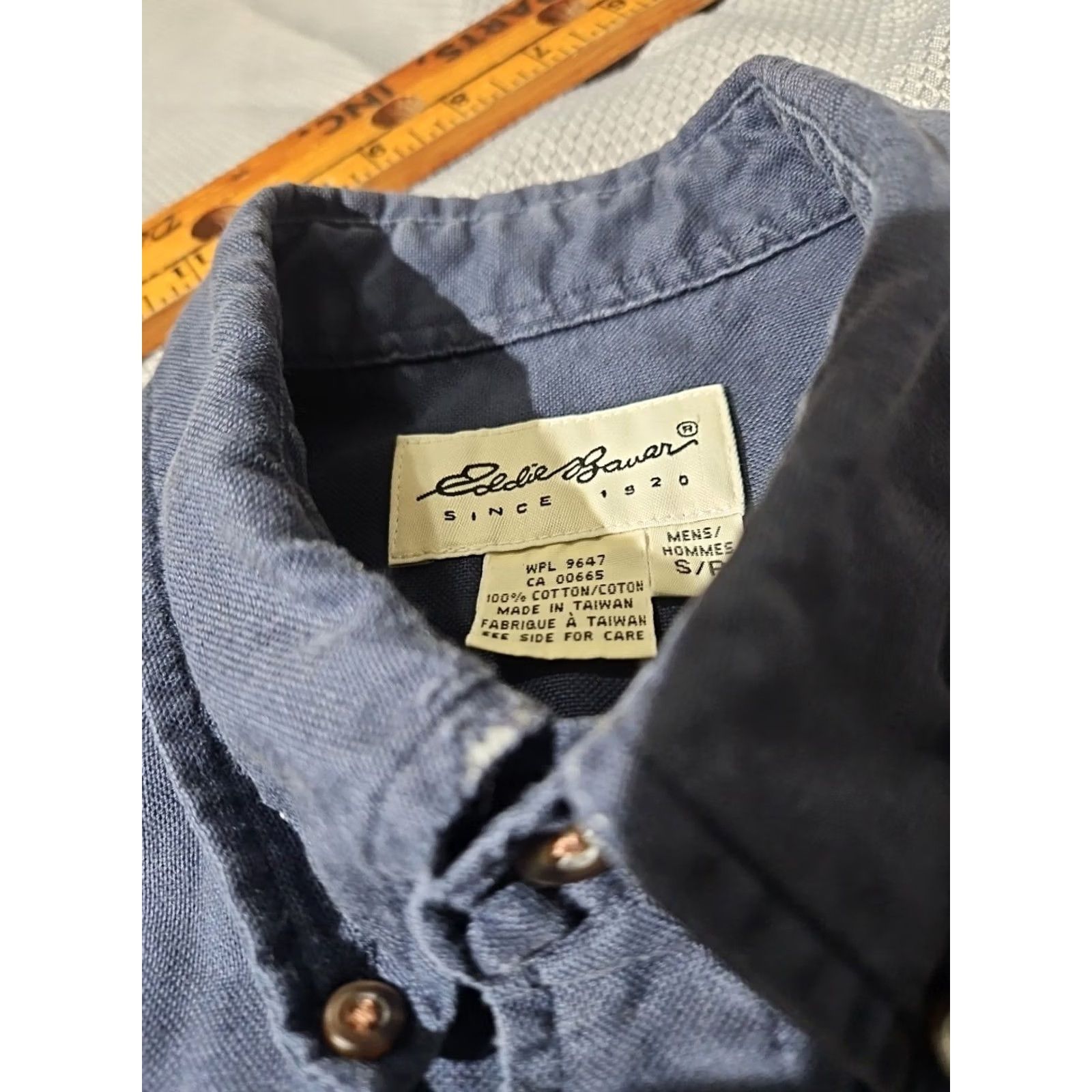 Eddie Bauer VINTAGE Eddie Bauer Shirt Mens Small Blue Button-Up Casual Preppy 90s Canvas Shirt Mens Small Blue Button-Up 90s Preppy Casual Eddie Bauer Size US S / EU 44-46 / 1 - 7 Thumbnail