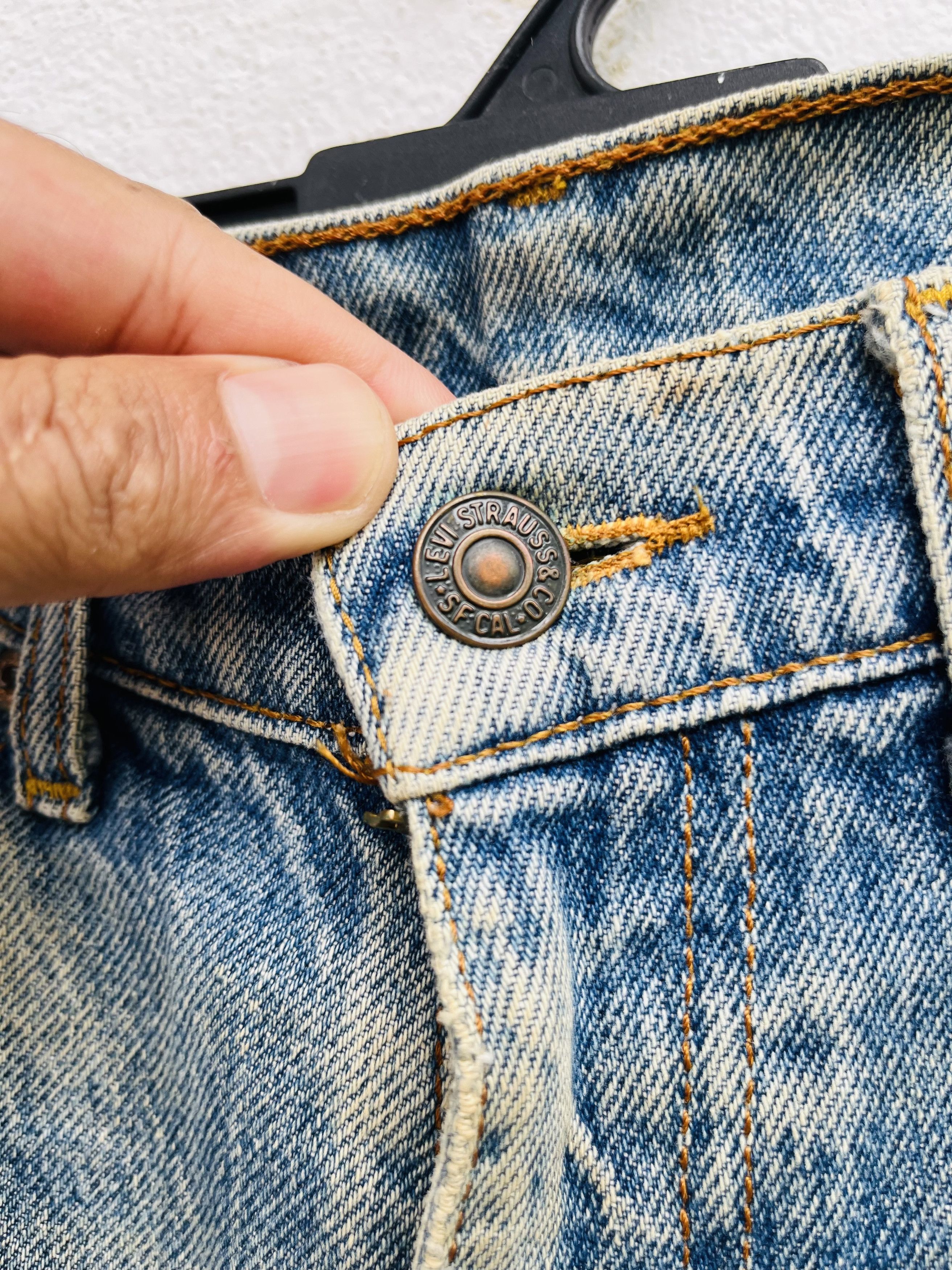 Japanese Brand × Levi's Vintage Clothing Vintage 90s Levis Distressed Nirvana Fashion Style Size US 30 / EU 46 - 7 Thumbnail