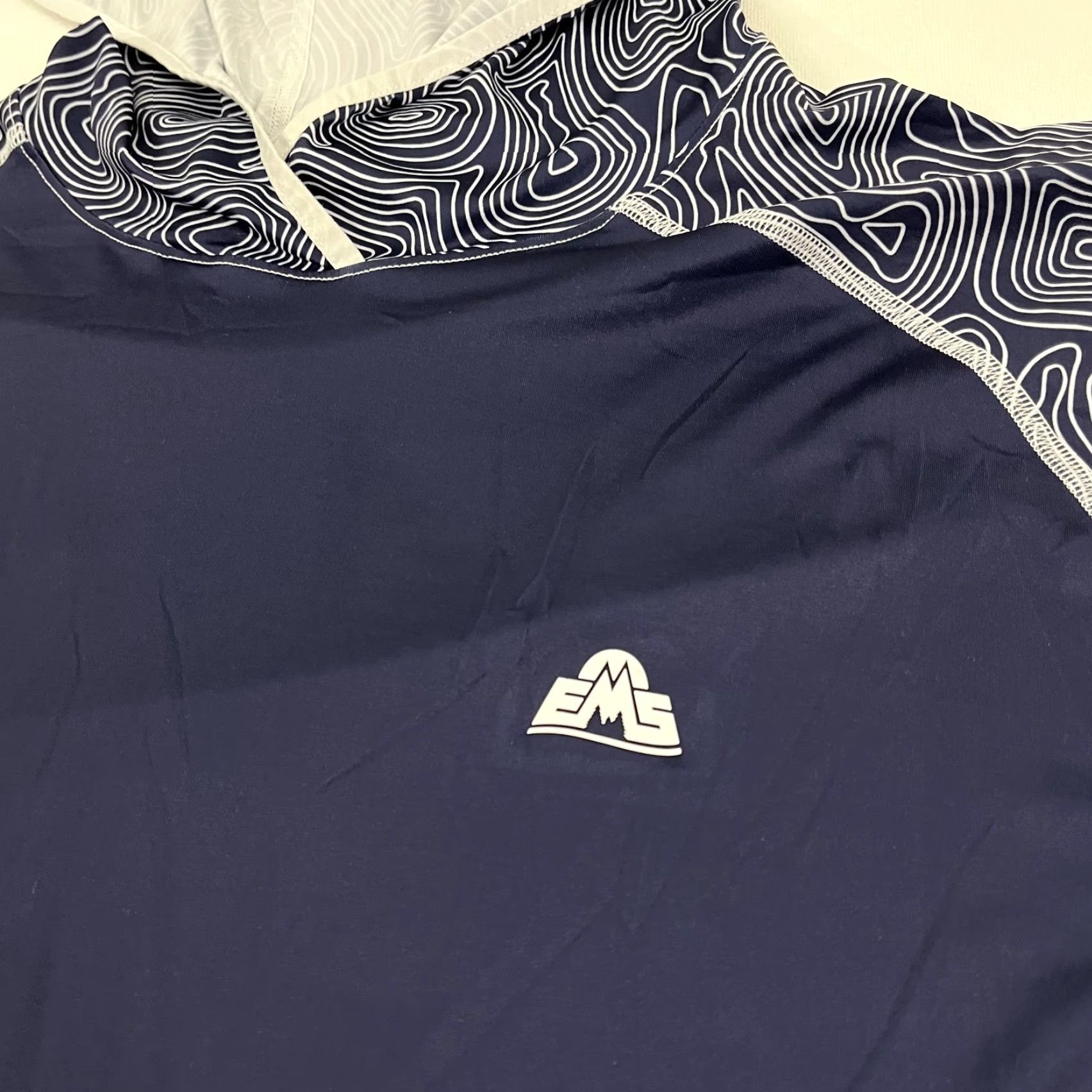 Eastern Mountain Sports EMS Hoodie Mens 2XL Blue Vitalpeak Techwick Hike Stretch Jacket Regular Long Sleeve Outdoor Sports Gear EMS Size US XXL / EU 58 / 5 - 2 Thumbnail