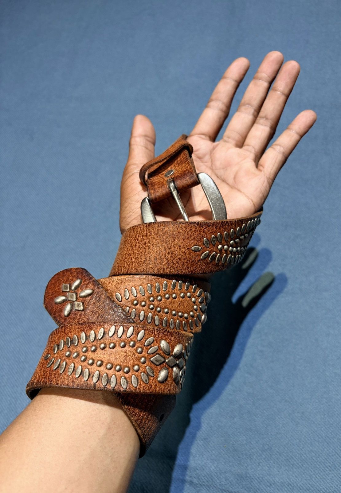 Lee 90s Lee X Kapital Kountry vtg studded leather belts Size 38 - 7 Thumbnail