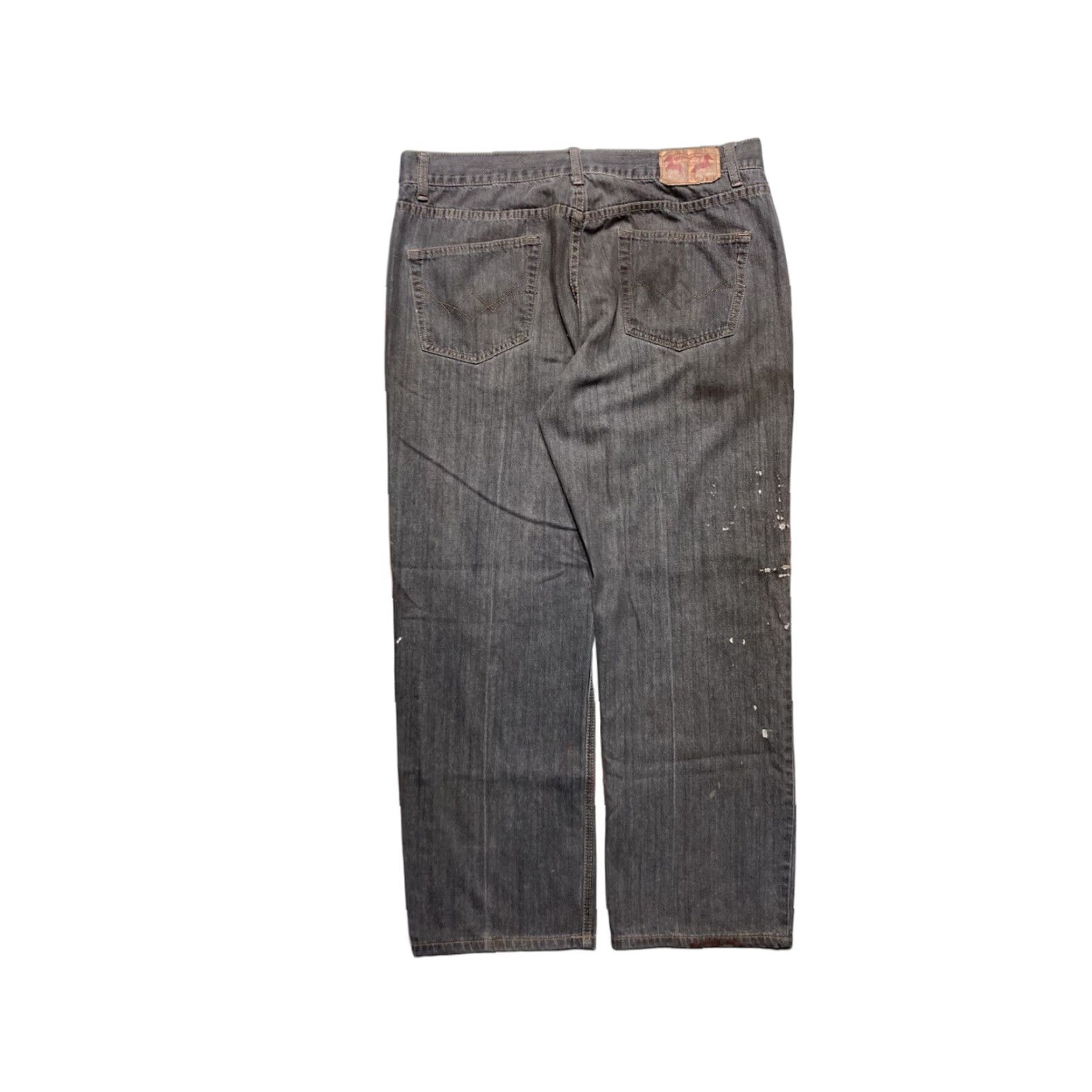 Vintage Vintage baggy jeans black cyber mall goth wide leg grunge skater 38x29 Imperious Jeans Men 38 Black Grunge Wide-Leg Vintage Y2K Size US 38 / EU 54 - 1 Thumbnail