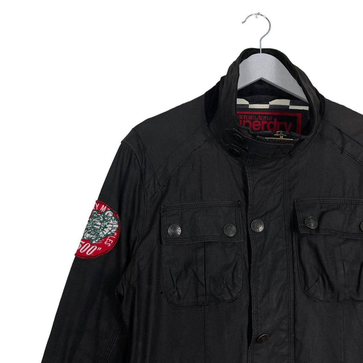 Superdry STEAL 💥SUPERDRY ROOKIE BIKER ZIPPER JACKET Size US L / EU 52-54 / 3 - 6 Thumbnail
