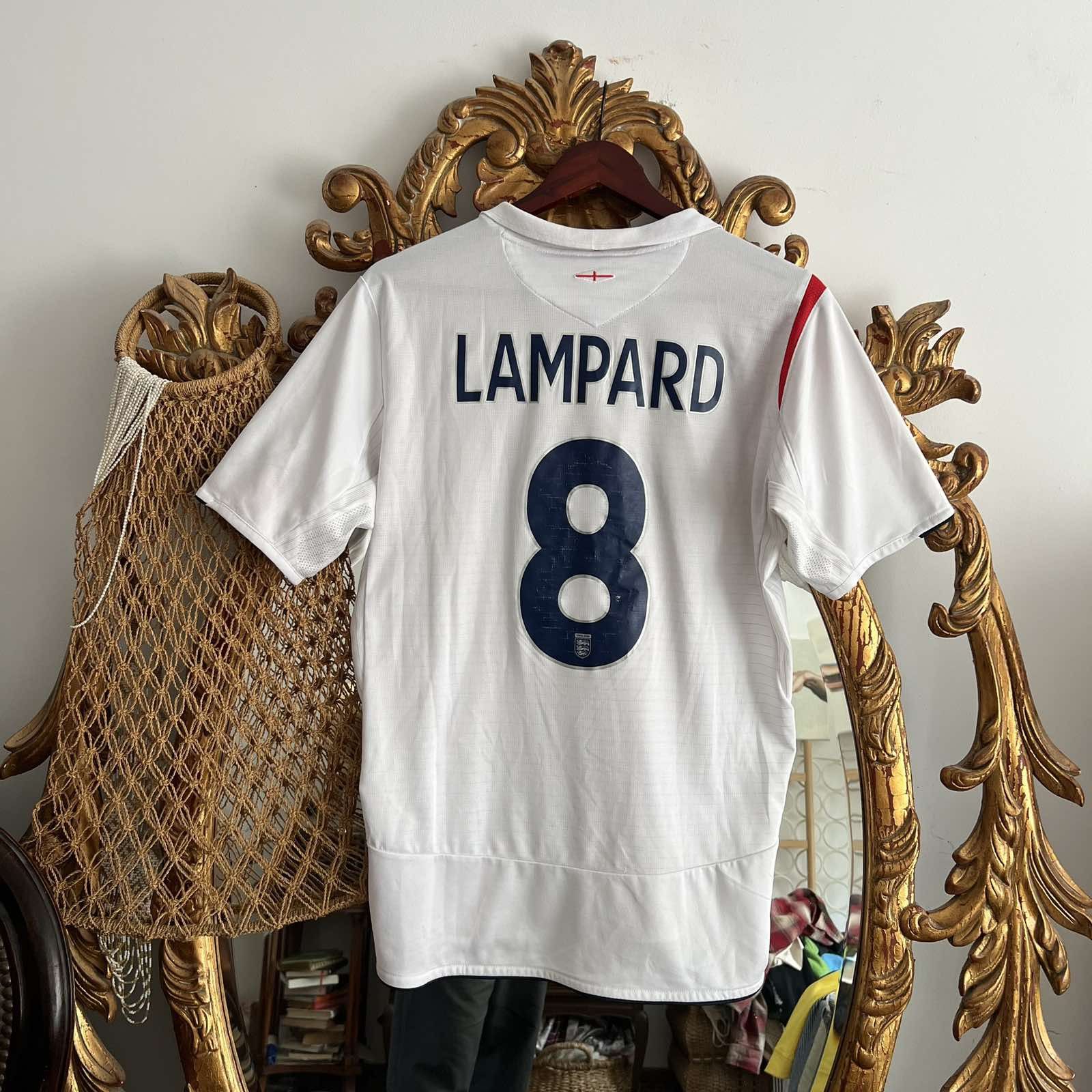 Vintage Vintage Umbro England Soccer Football #8 Lampard Shirt Size US M / EU 48-50 / 2 - 2 Thumbnail