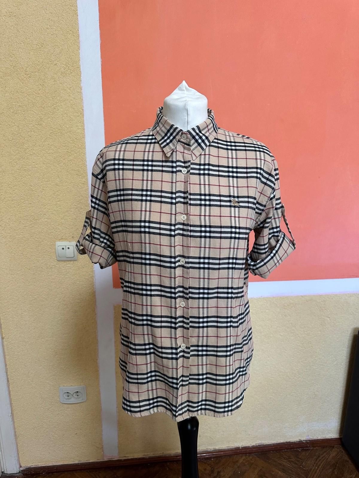 Burberry Women's BURBERRY London Nova Check Cotton Shirt Button-Up Size XL / US 12-14 / IT 48-50 - 1 Thumbnail