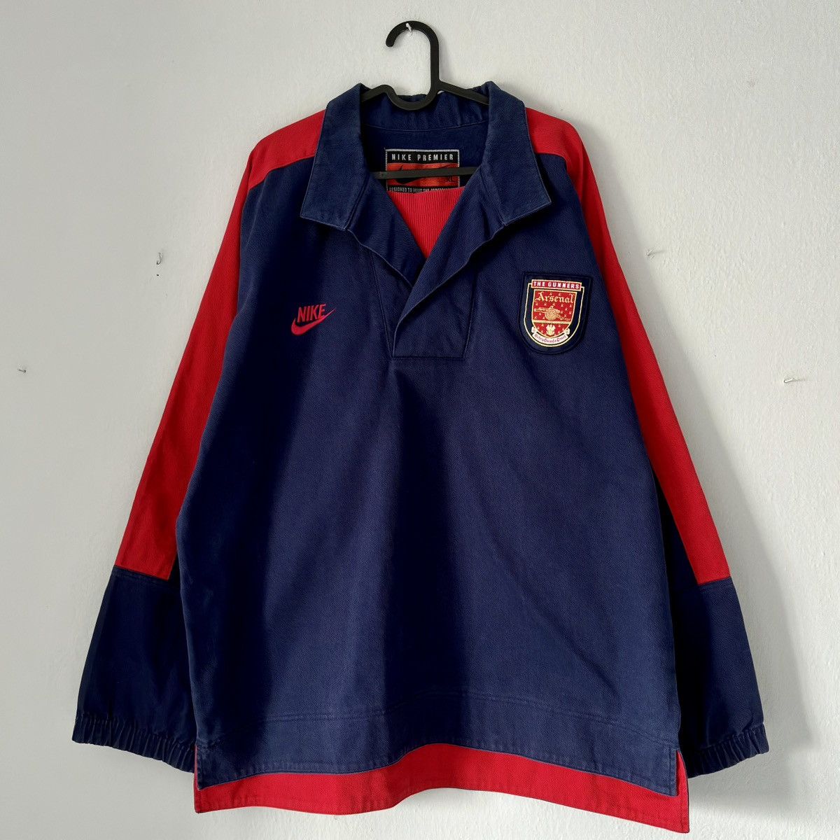 Nike × Vintage 🔥 ULTRA RARE 1995 1997 Arsenal London Nike Soccer Jacket Size US XL / EU 56 / 4 - 2 Thumbnail