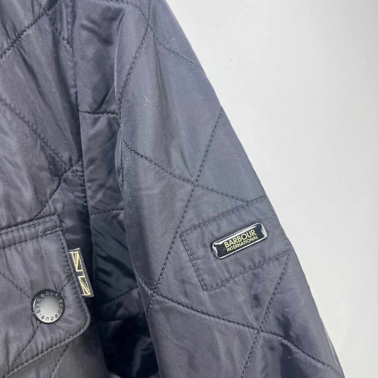Barbour × Vintage Vintage Barbour International Ariel Polar Quilt Mens Medium Size US M / EU 48-50 / 2 - 3 Thumbnail