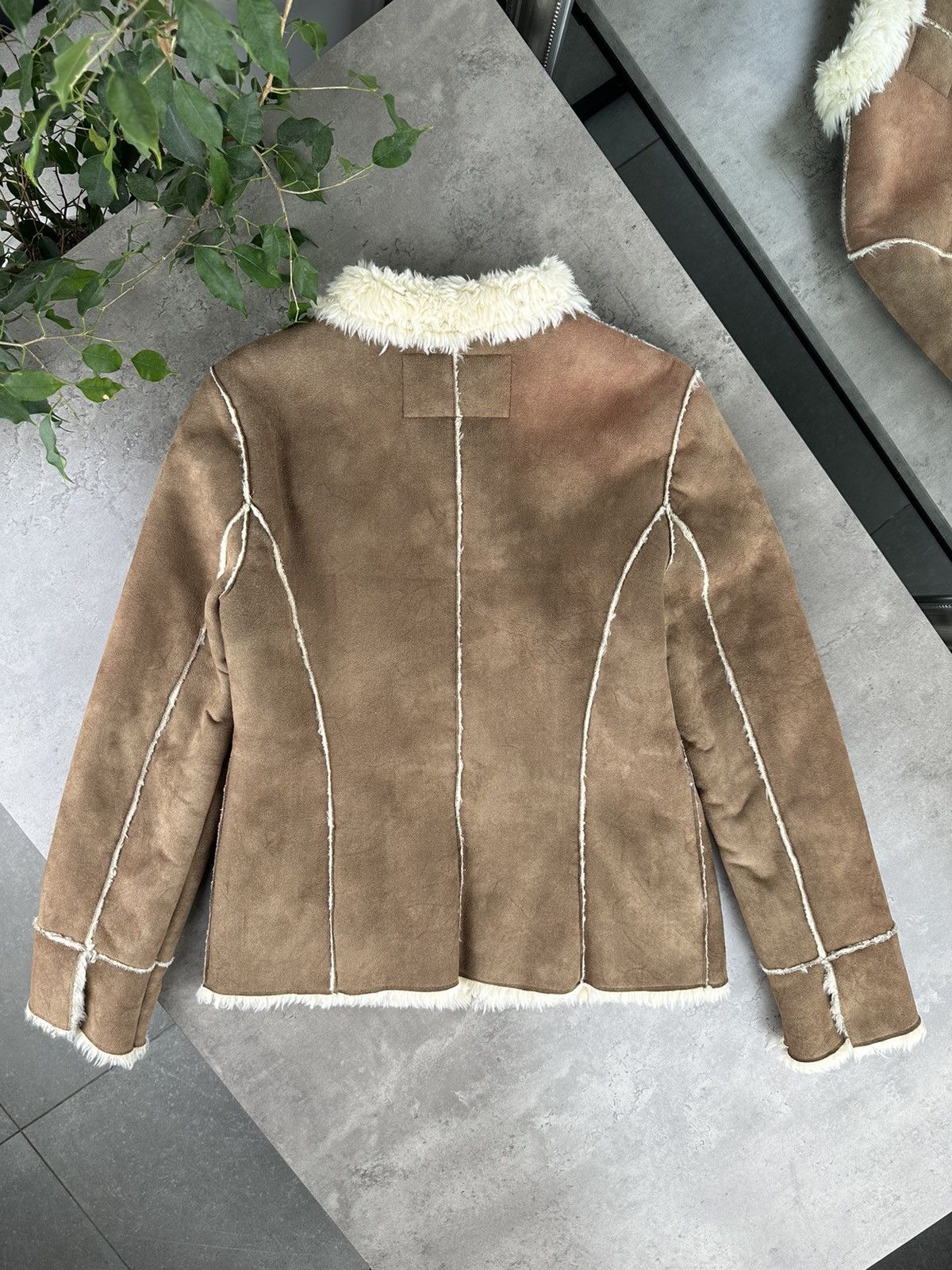 Japanese Brand Vintage Faux Sheepskin Coat Size S / US 4 / IT 40 - 6 Thumbnail