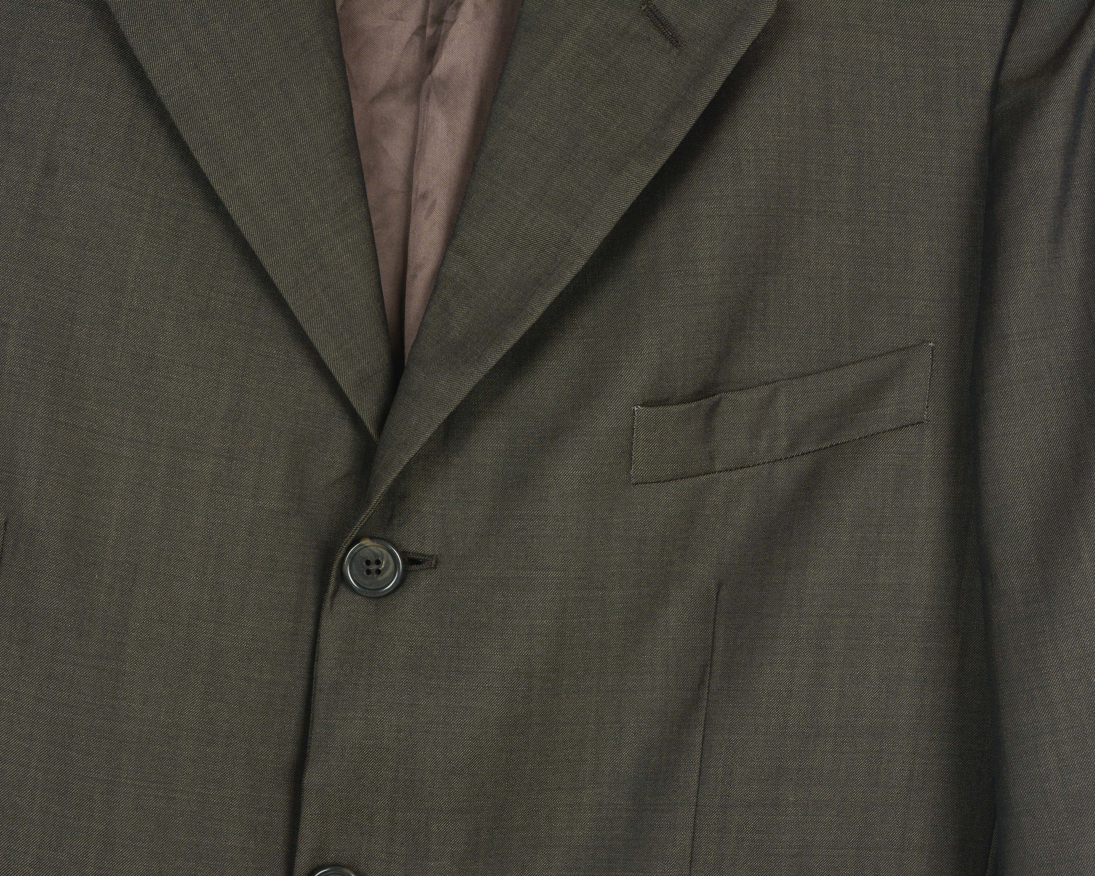 Corneliani Via Ardigo SUPER 100 Mens UK 42 US Blazer Wool L Jacket Coat Size 42R - 3 Thumbnail
