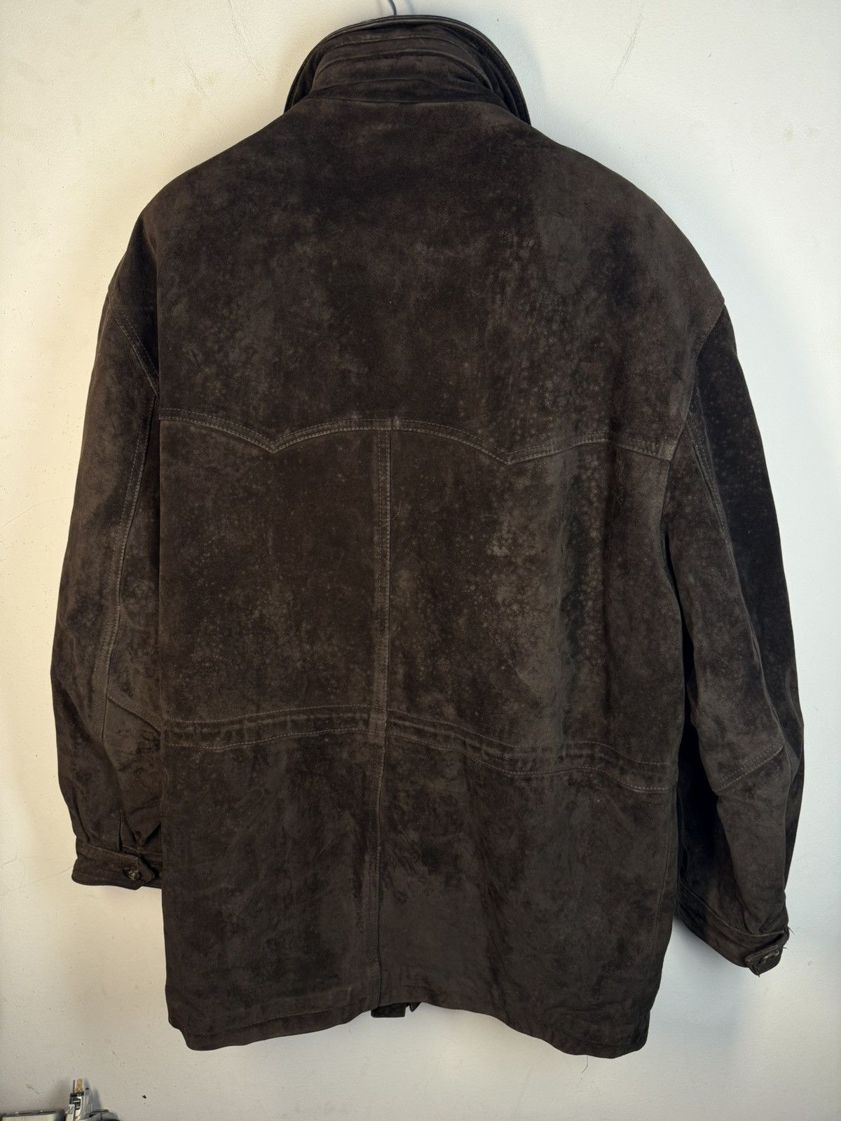 Yves Saint Laurent 90’s Suede YSL Leather Jacket Saint Laurent Leather Size US L / EU 52-54 / 3 - 11 Thumbnail