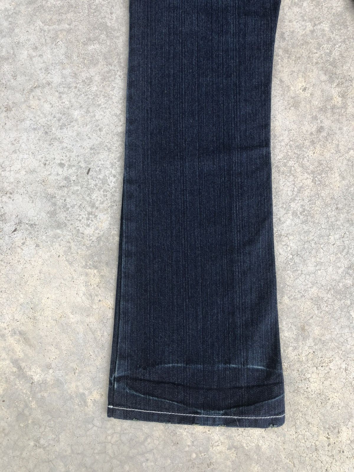 If Six Was Nine Japanese Limited Flared Jeans White Stitch Distressed Denim Size US 32 / EU 48 - 11 Thumbnail