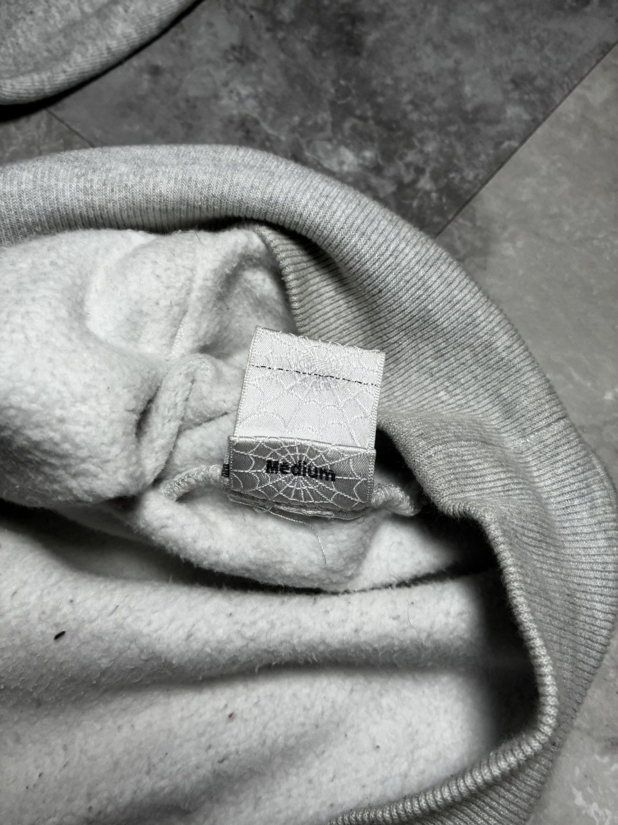 Sp5der Grey And White Web Sp5der Hoodie Size US M / EU 48-50 / 2 - 5 Thumbnail
