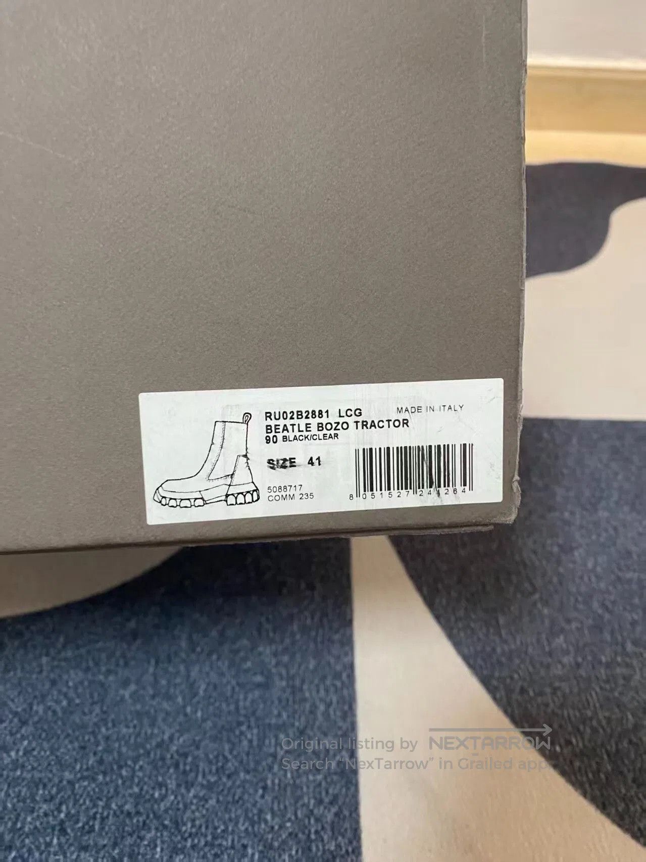 Rick Owens rick owens octopus bottom chelsea boots. Size US 8 / EU 41 - 5 Thumbnail
