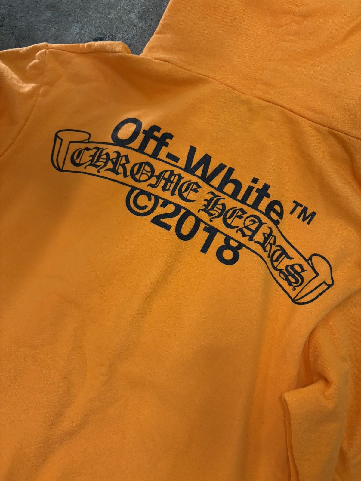Chrome Hearts × Off-White CHROME HEARTS OFF WHITE HOODIE Size US XL / EU 56 / 4 - 3 Thumbnail