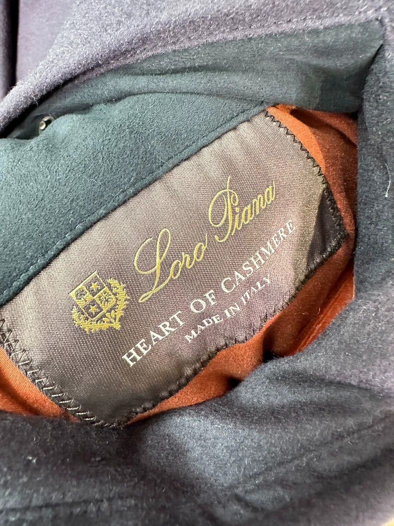 Loro Piana LORO PIANA Wool and cashmere cotton coat Size US XL / EU 56 / 4 - 9 Thumbnail