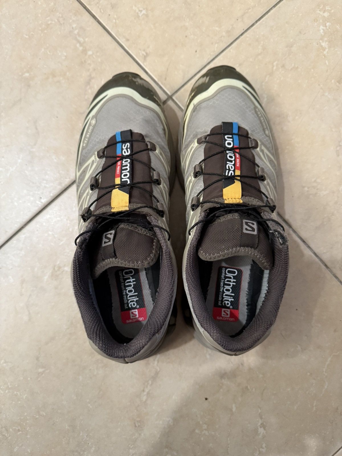 Goretex × Salomon Salomon XT-6 Gore-Tex Vintage Khaki Size US 7 / EU 40 - 12 Thumbnail