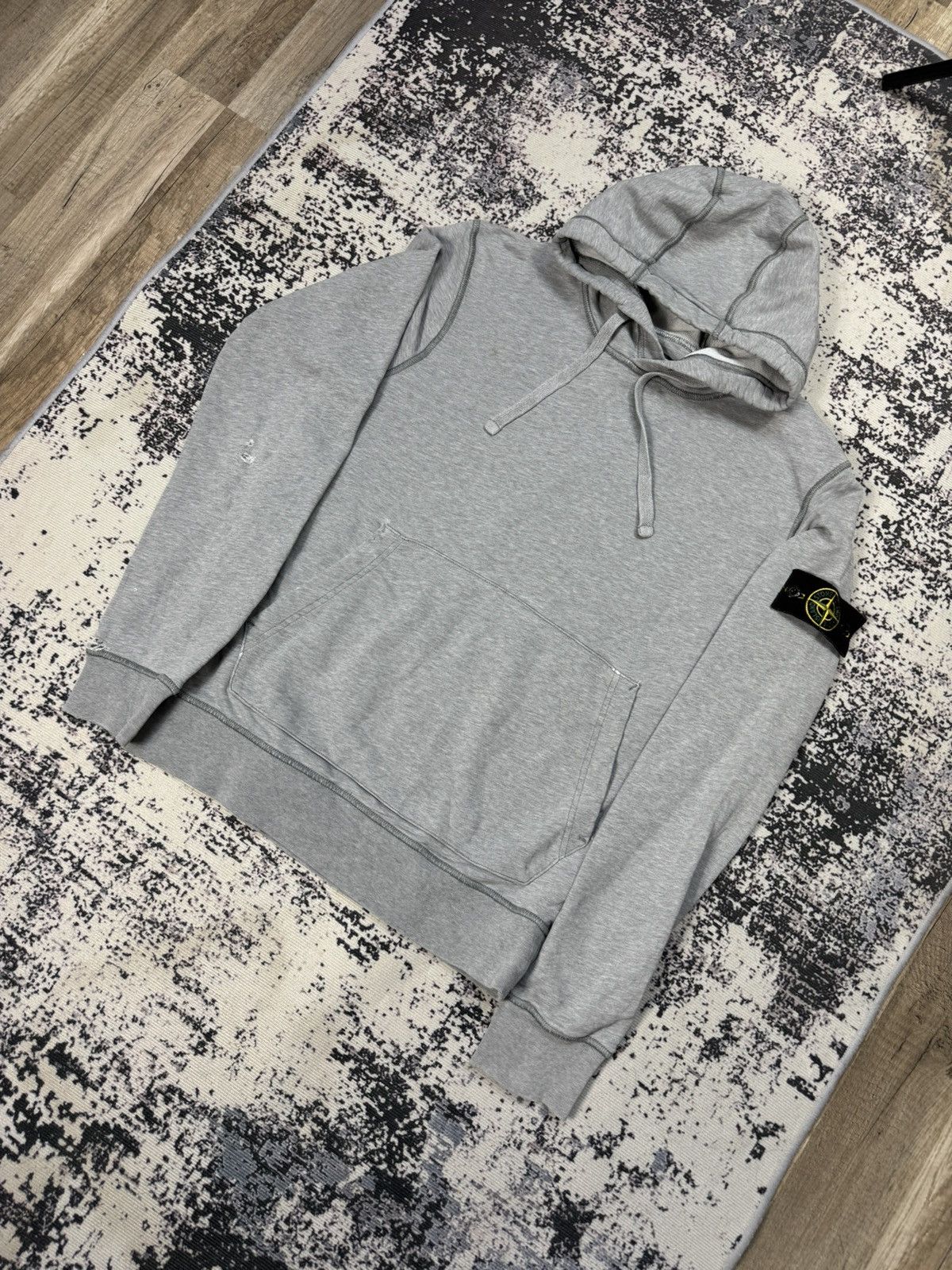 Stone Island × Stone Island Shadow Project Stone Island hoodie Grey logo M Size US M / EU 48-50 / 2 - 2 Thumbnail