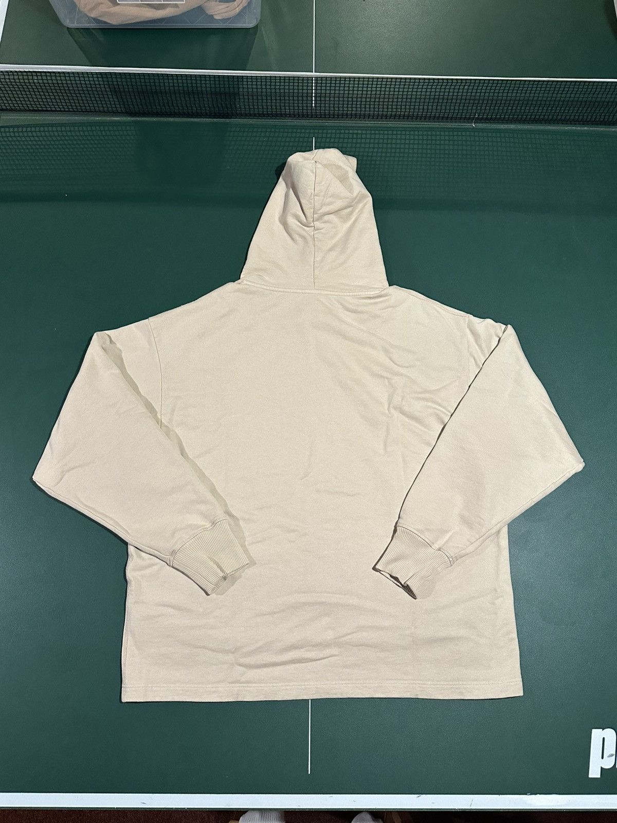 Acne Studios Acne Studios Beige Printed Logo Hoodie Size US XL / EU 56 / 4 - 3 Thumbnail