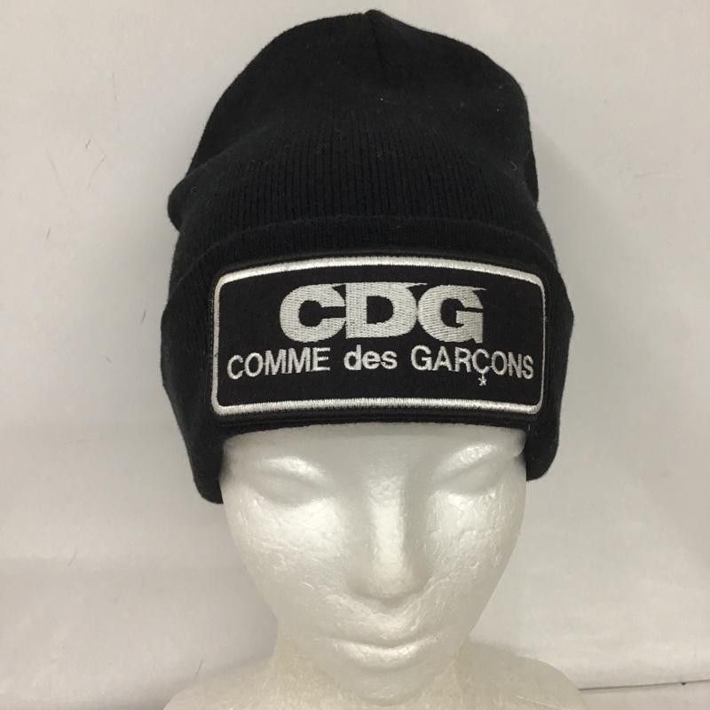 Comme des Garcons Hats Logo Knit Beanie Black Grailed