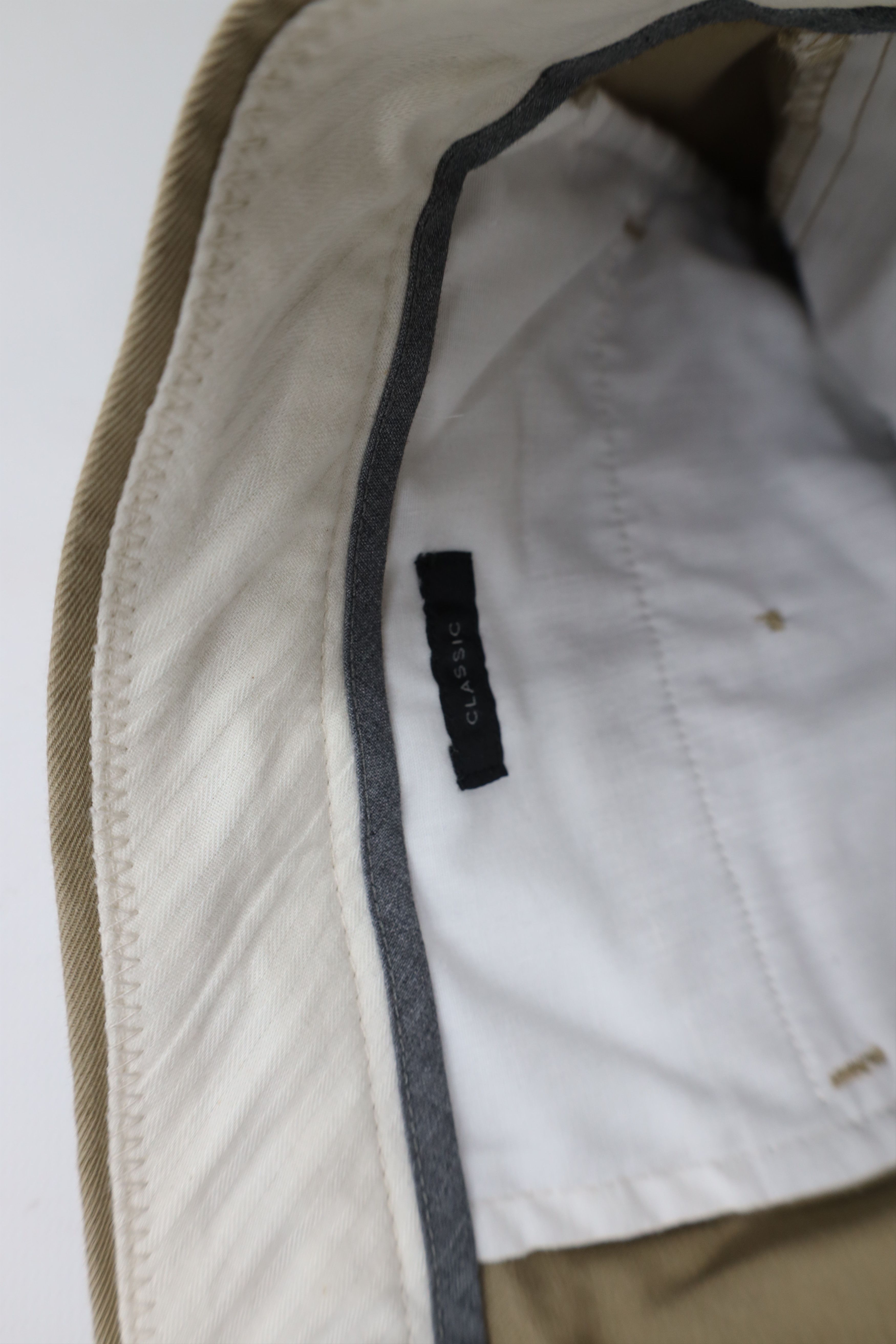 J.Crew × Vintage J Crew Bowery Classic Fit Flat Front Chino Pants Beige Size US 36 / EU 52 - 9 Thumbnail