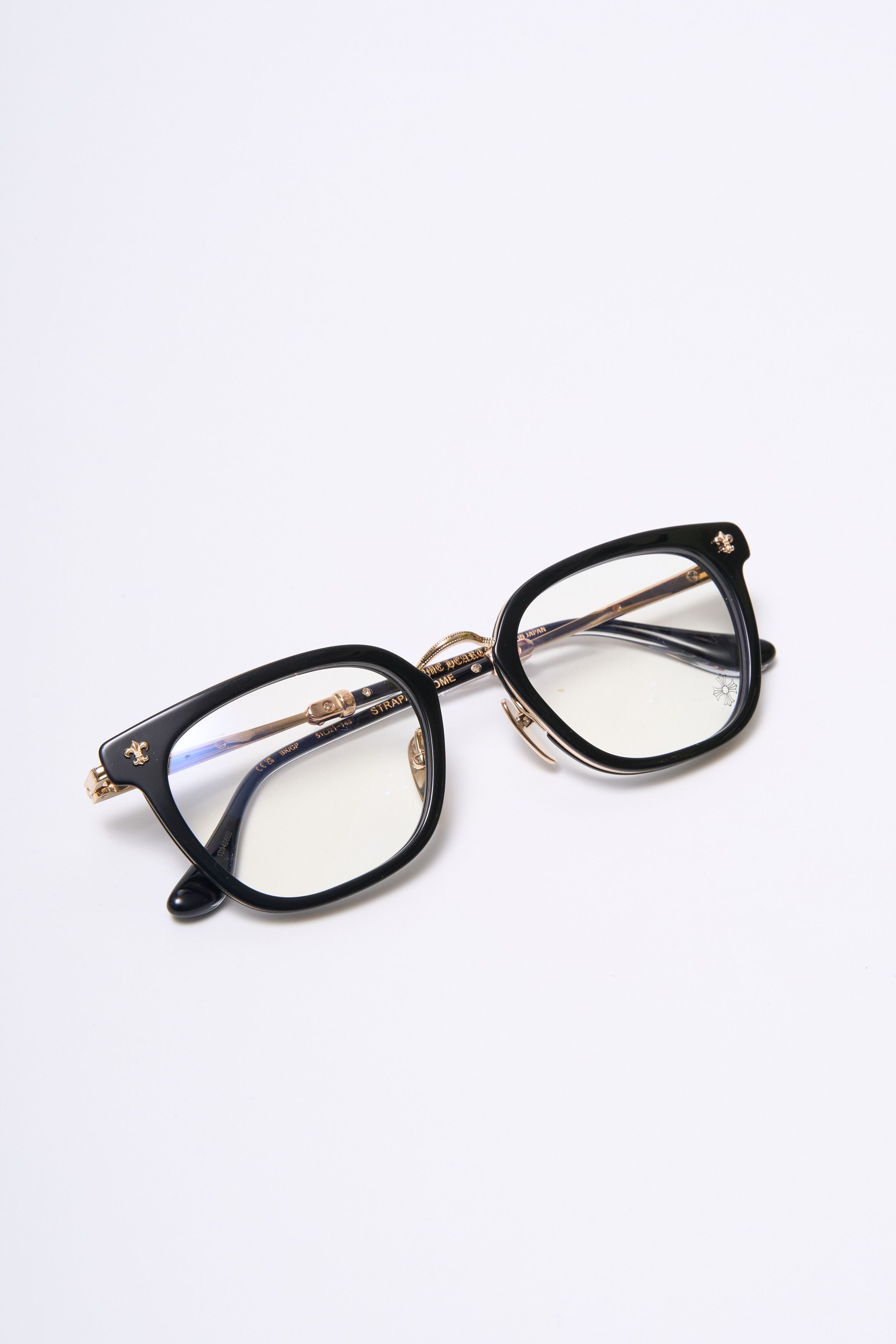 Chrome Hearts CHROME HEARTS STRAPADICTOME BLACK/GOLD PLATED Size ONE SIZE - 3 Thumbnail
