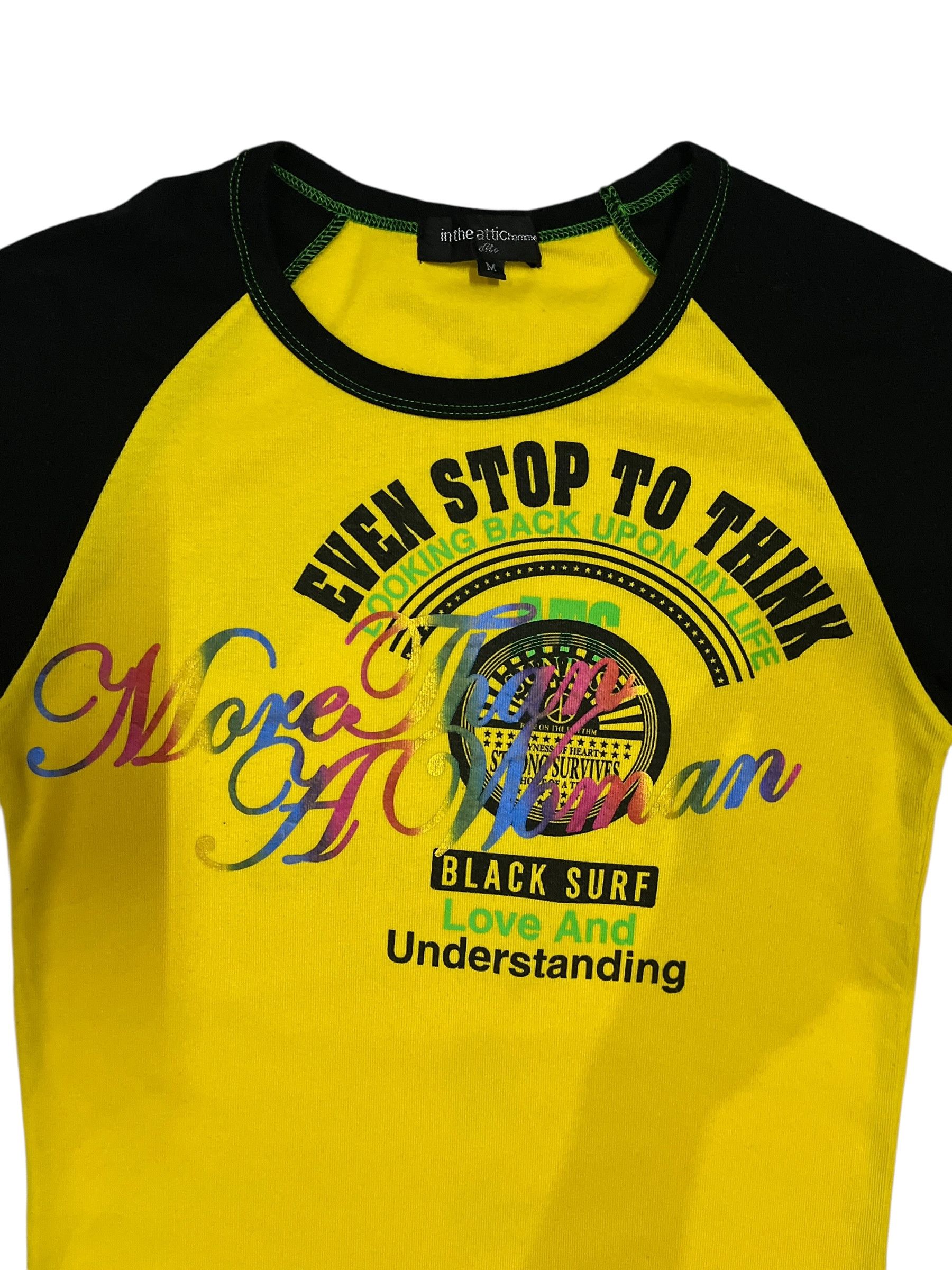 In The Attic In The Attic Homme ATC Poem Words Black Surf Size M / US 6-8 / IT 42-44 - 3 Thumbnail