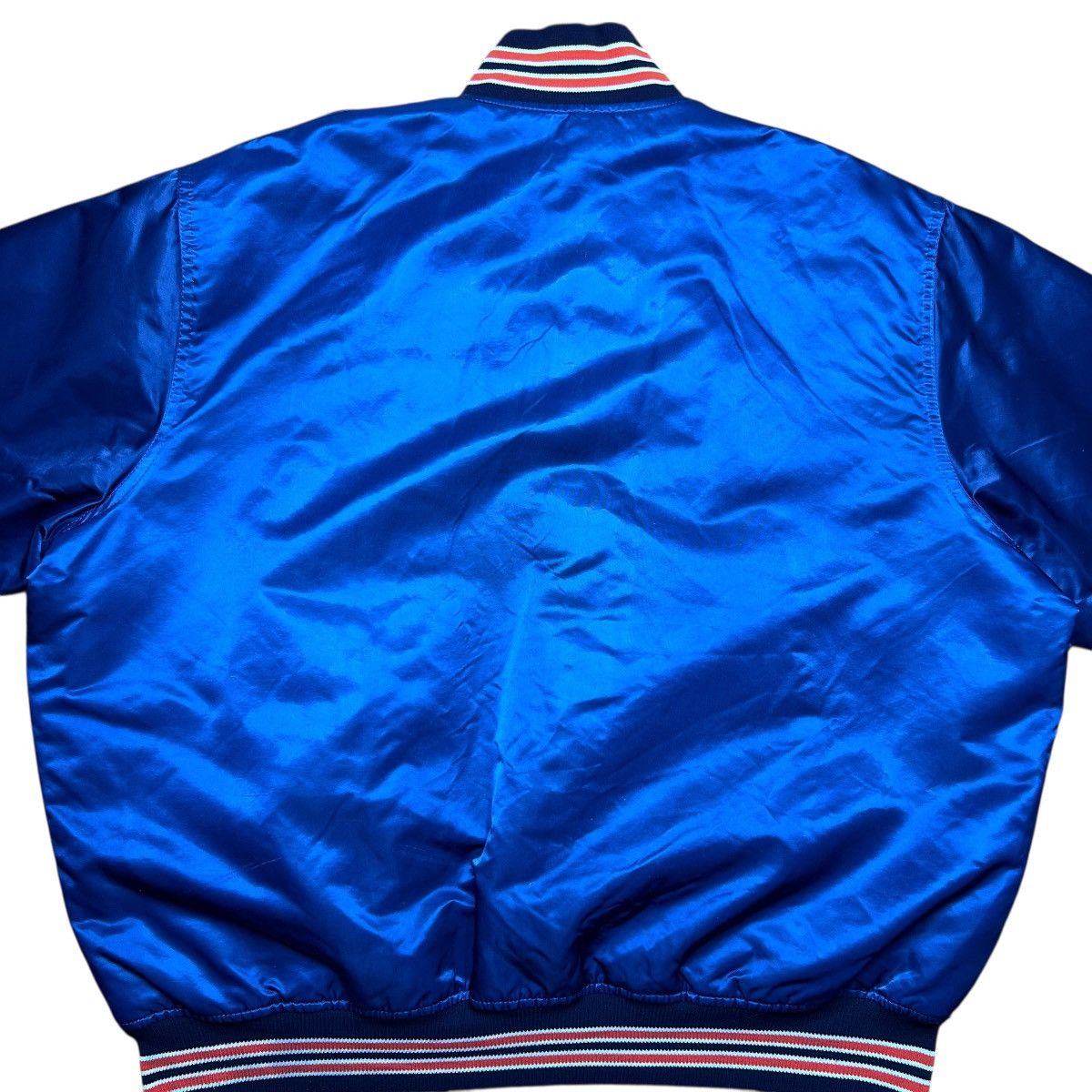 Starter Vintage 1980s NCAA Auburn Tigers Starter Satin Bomber Jacket Size US XL / EU 56 / 4 - 13 Thumbnail