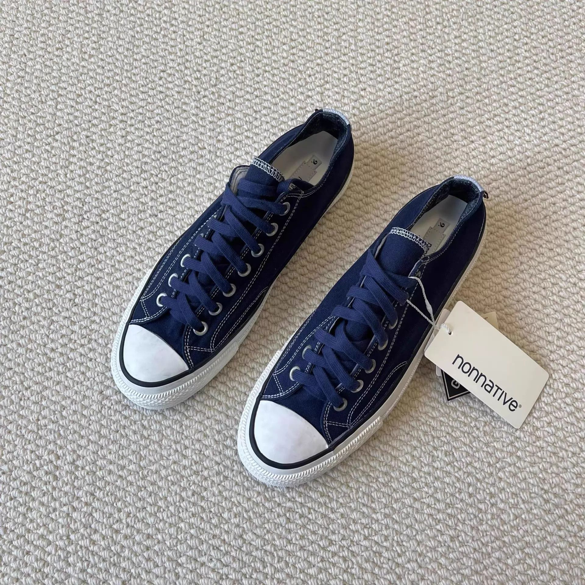 Nonnative nonnative DWELLER TRAINER LOW 25ss Navy GTX Dip-Dyed Size US 9 / EU 42 - 1 Thumbnail
