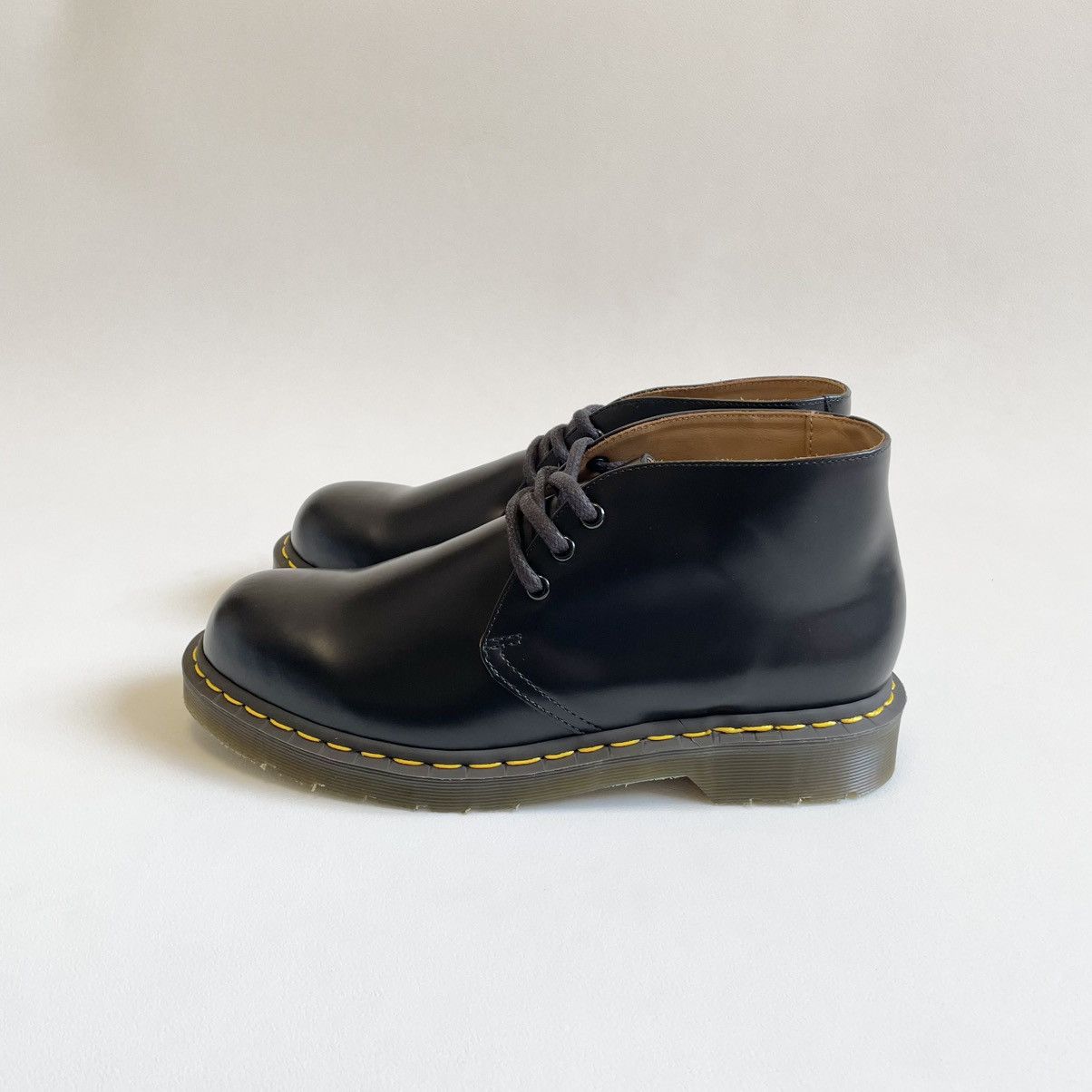 Comme des Garcons × Dr. Martens ‘Roca’ Black Leather Chukka Boots Size US 10 / EU 43 - 20 Thumbnail