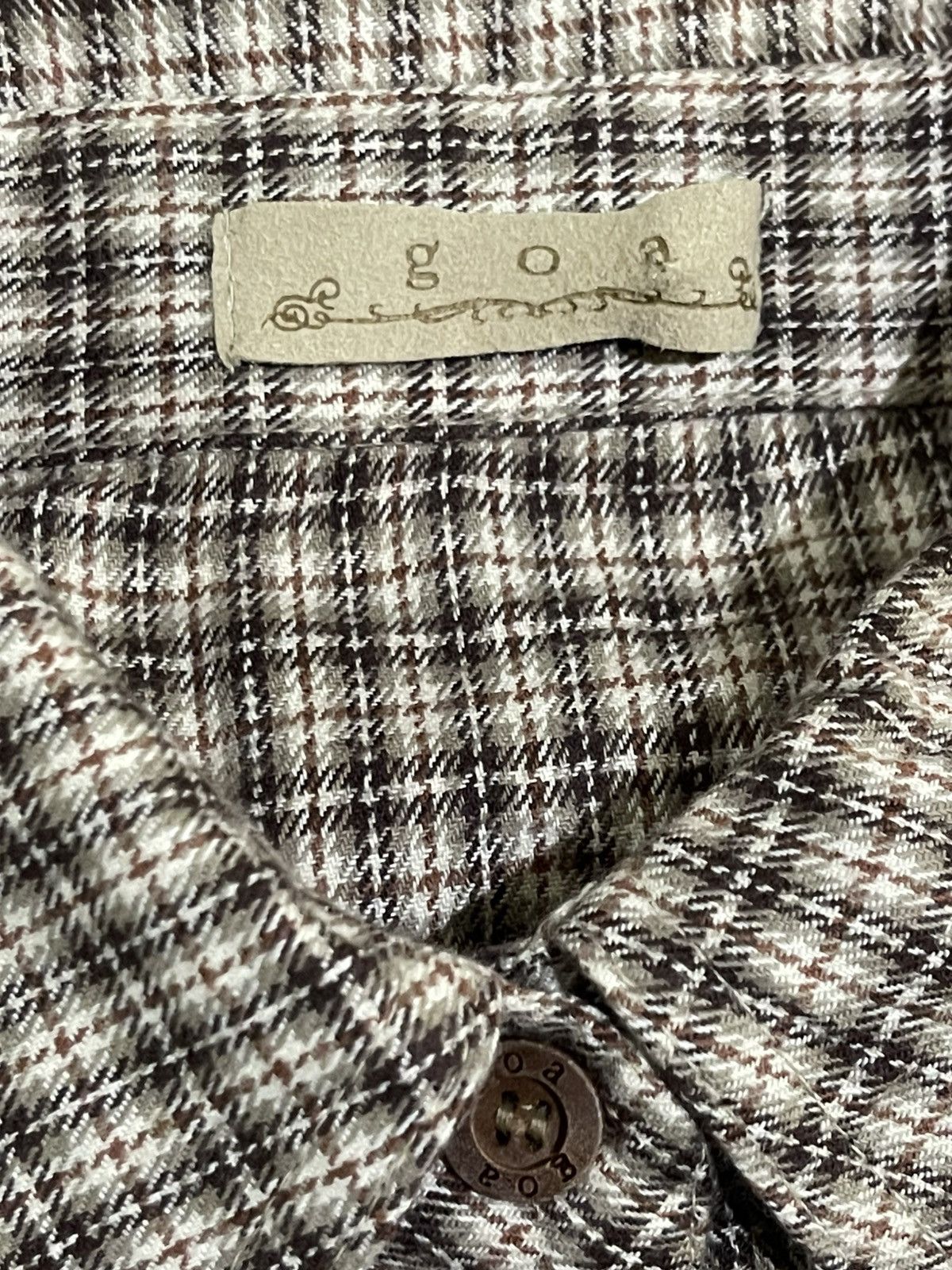 GOA 2000's GOA Plaid Punk Style Western Shirt Flannel Size US S / EU 44-46 / 1 - 8 Thumbnail