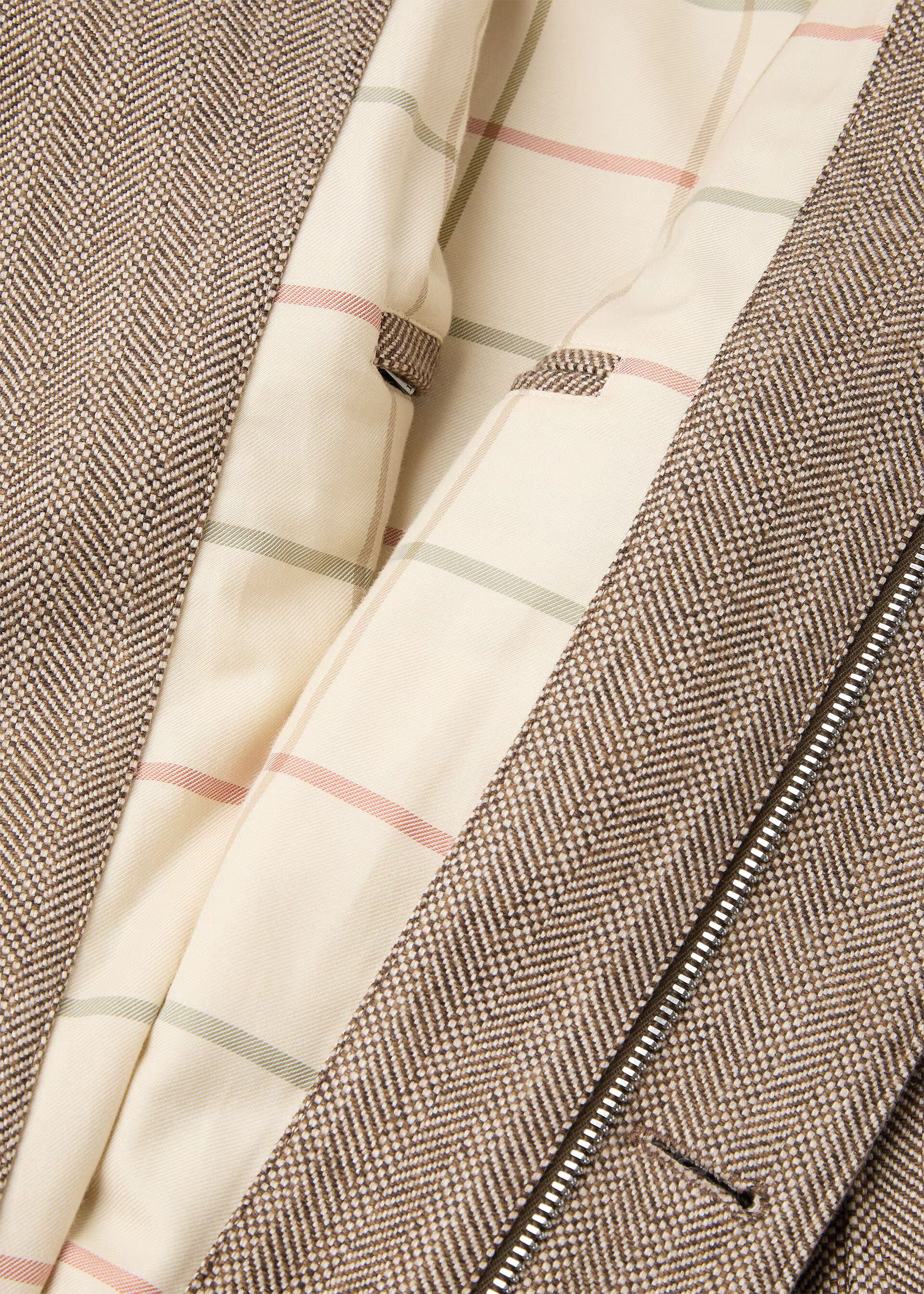 Loro Piana os11x0226 FAQ7965 Roadster Jacket in Chocolate Herringbone Size US S / EU 44-46 / 1 - 7 Thumbnail